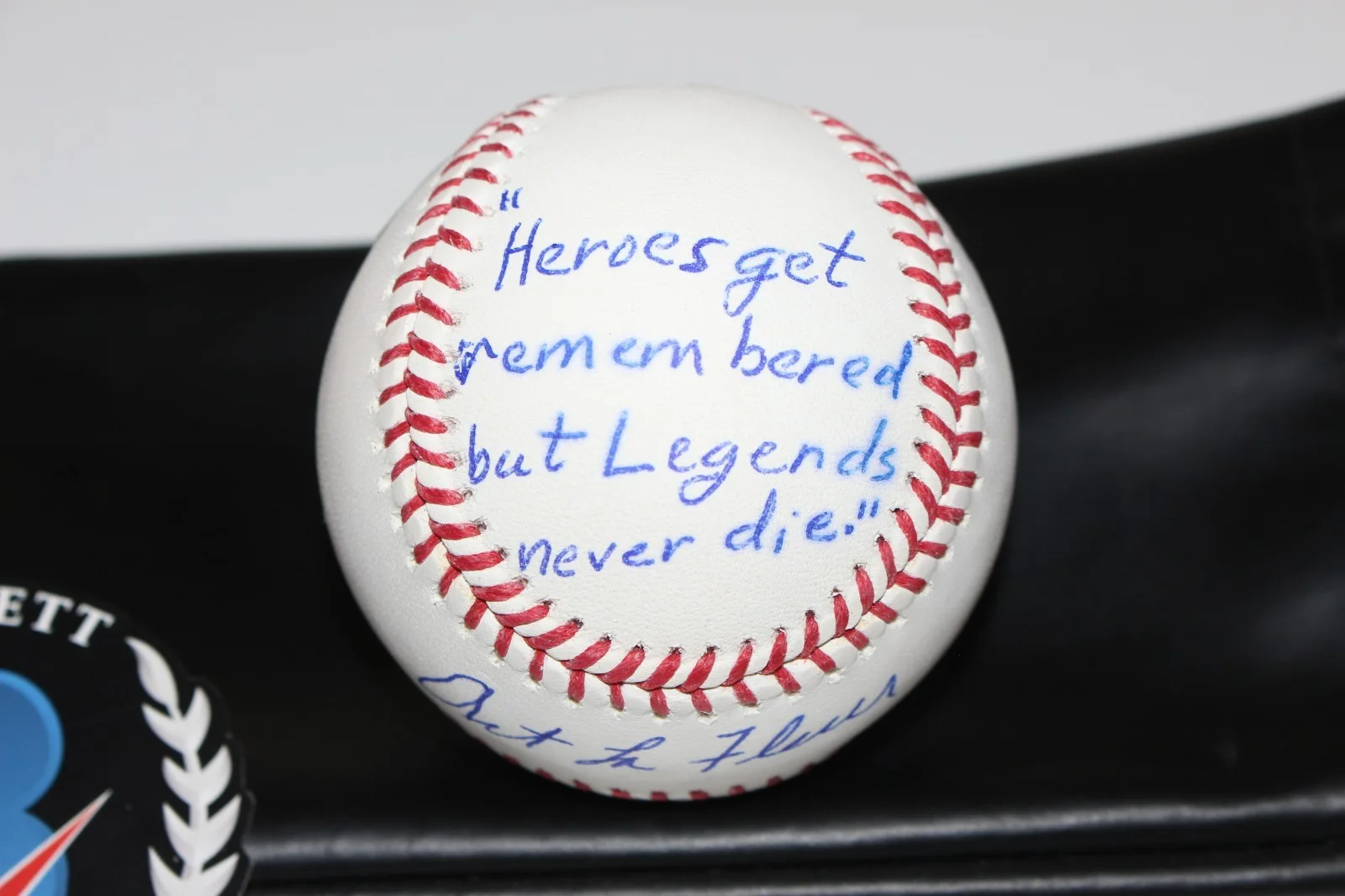 ART LAFLEUR SIGNED OFFICIAL BASEBALL THE SANDLOT MOVIE ACTOR BABE BECKETT COA, изображение 2