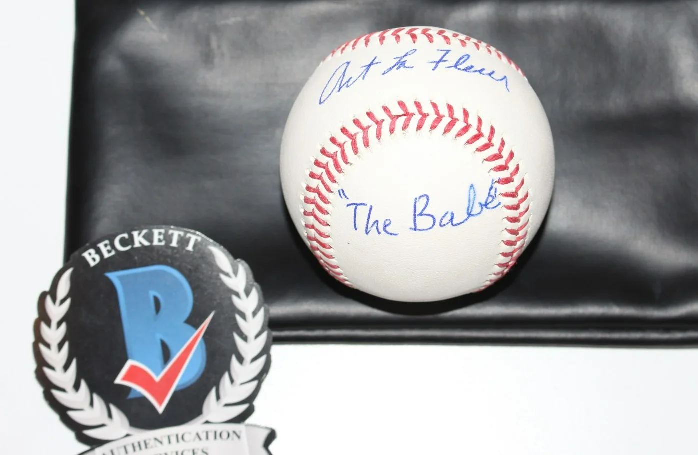 ART LAFLEUR SIGNED OFFICIAL BASEBALL THE SANDLOT MOVIE ACTOR BABE BECKETT COA, изображение 3