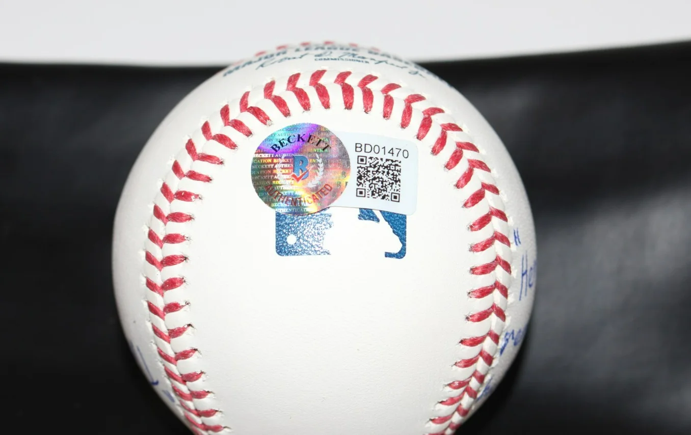 ART LAFLEUR SIGNED OFFICIAL BASEBALL THE SANDLOT MOVIE ACTOR BABE BECKETT COA, изображение 4