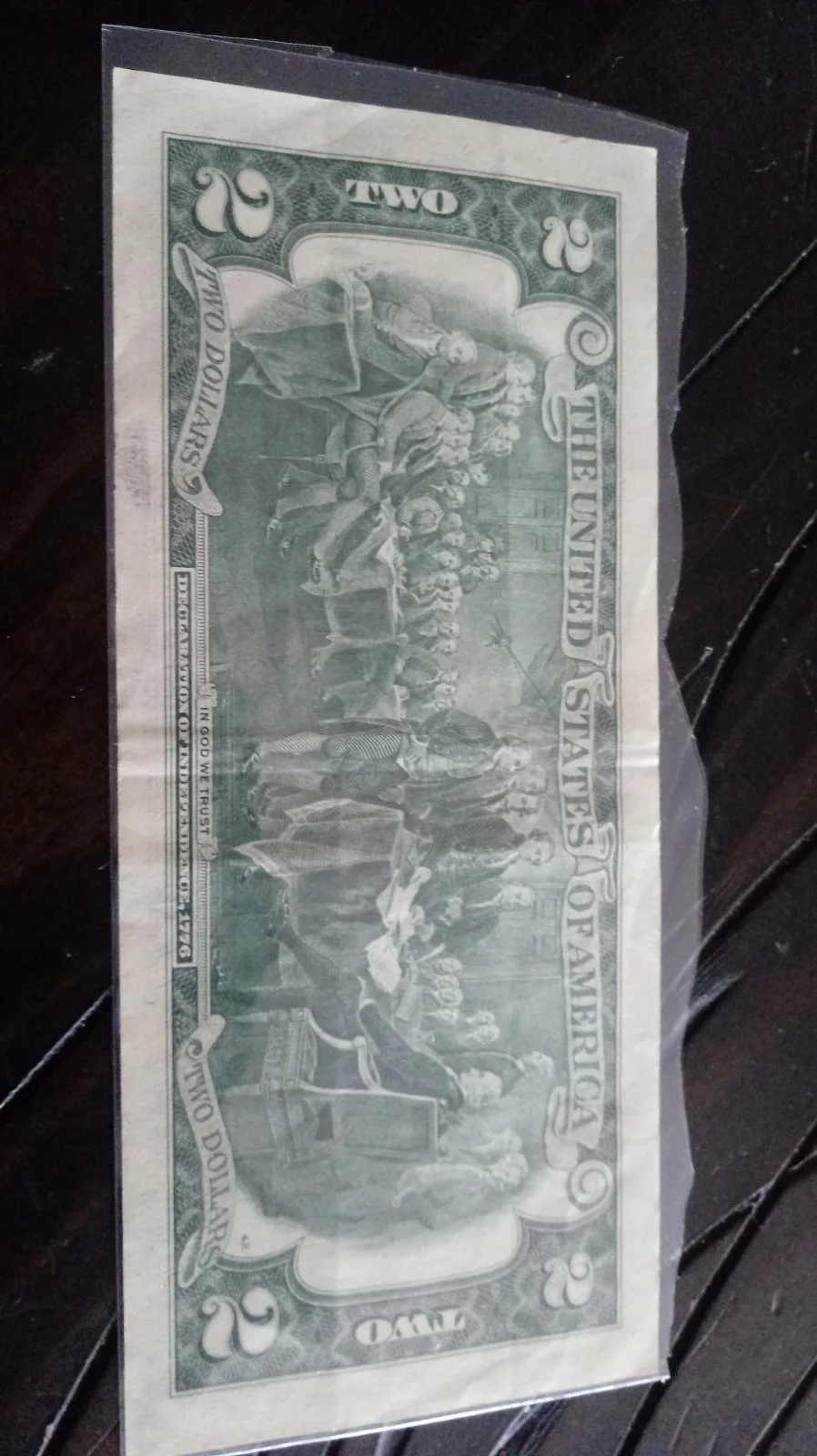 SIGNED Bob Marley 1973 $2 Bill Note RARE Rastafarian JAMAICAN Music AUTOGRAPHED, image 3