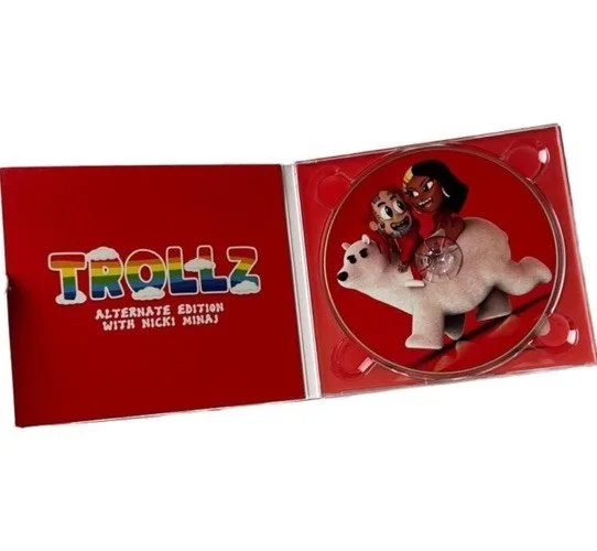 SIGNED Trollz CD Tekashi 6ix9ine & Nicki Minaj Official Autograph Signed IN HAND, image 2