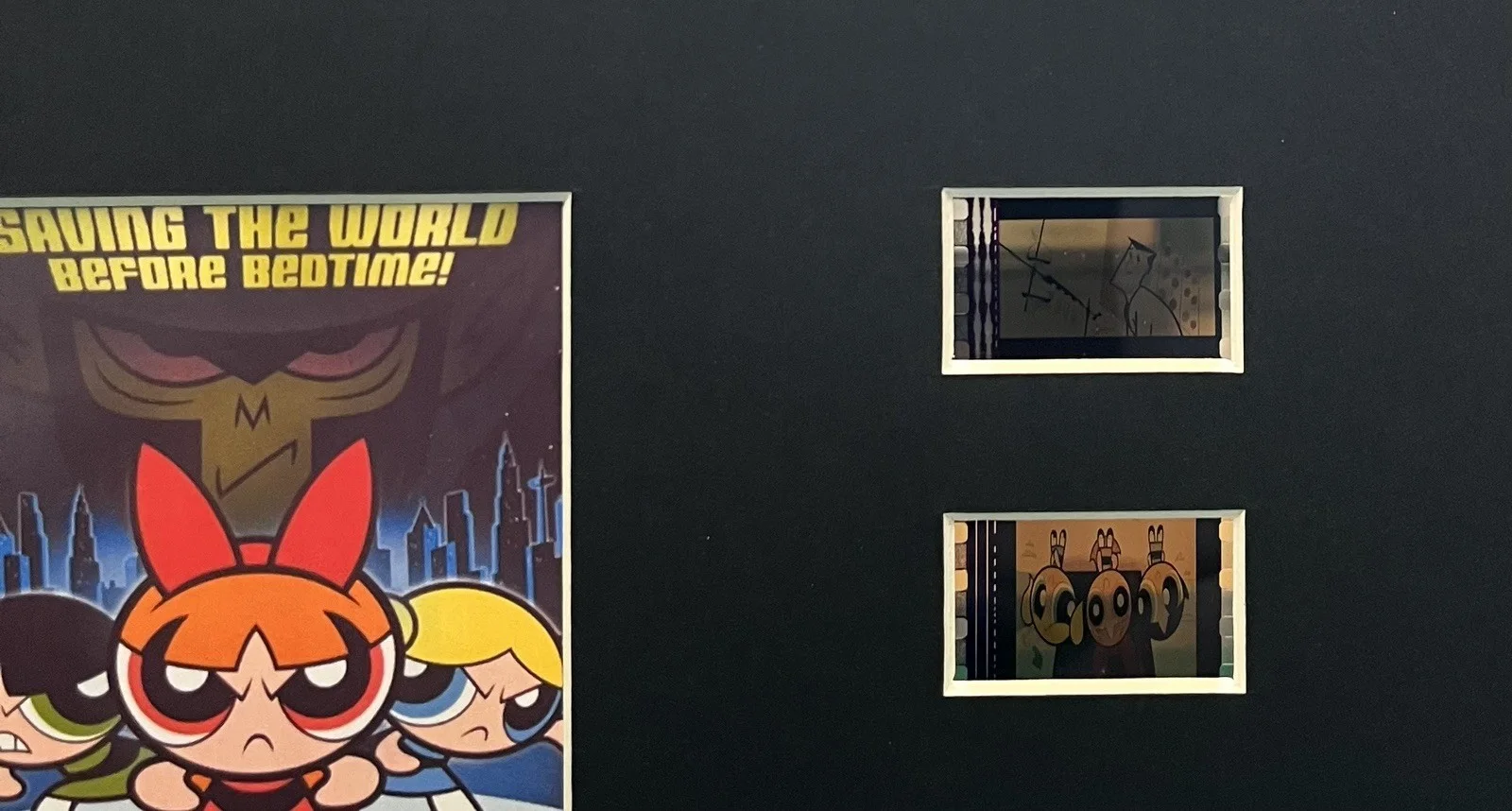 THE POWERPUFF GIRLS Movie. 35mm Film Cell Mounted Display, изображение 2