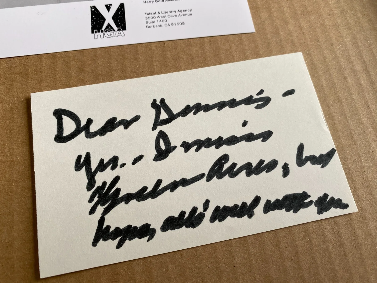 Fran Ryan signed 8x10 B&W photo + handwritten note on an index card, изображение 3
