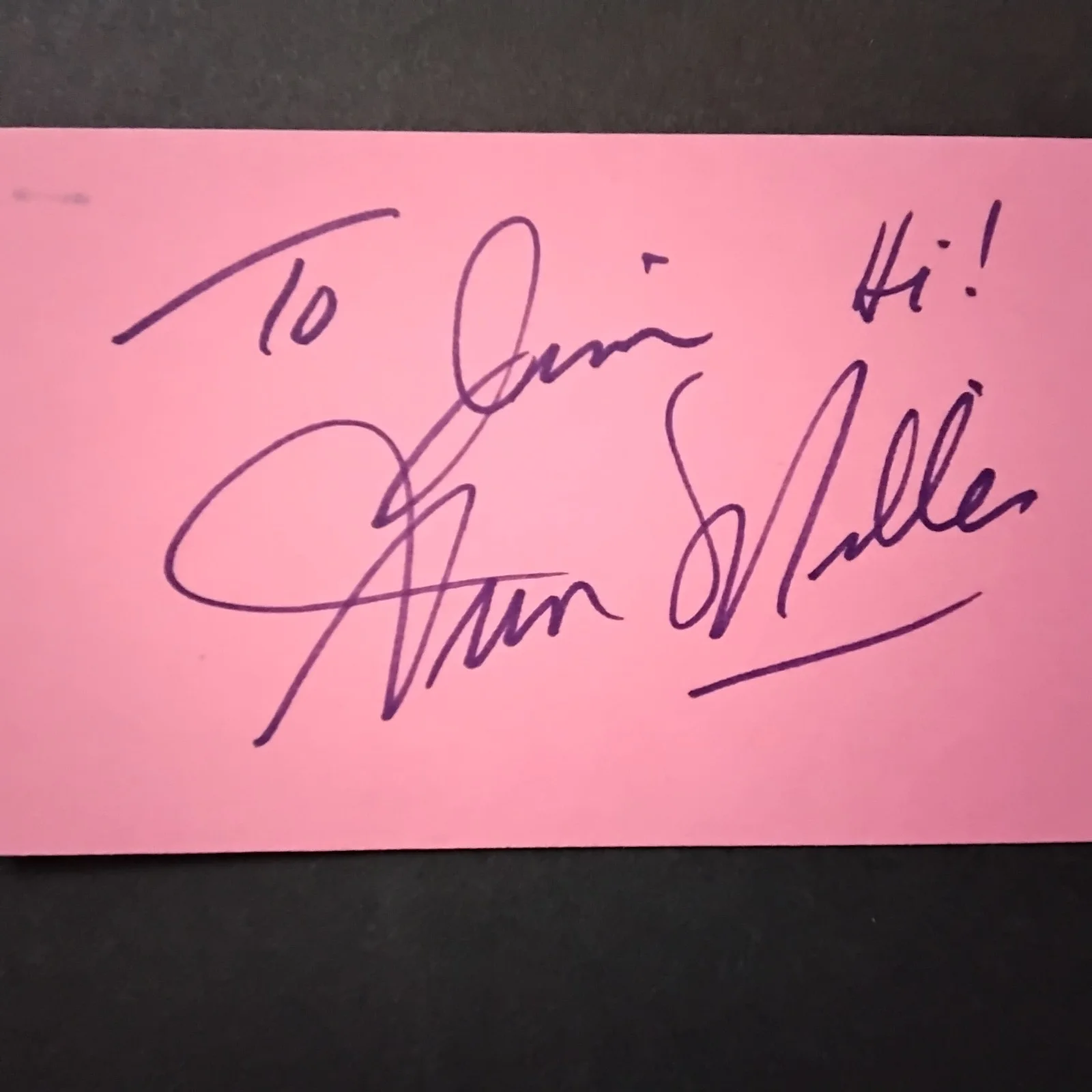 Ann Miller SIGNED Card Photo Movie Actress Dancer MGM Easter Parade Kiss Me Kate, изображение 3