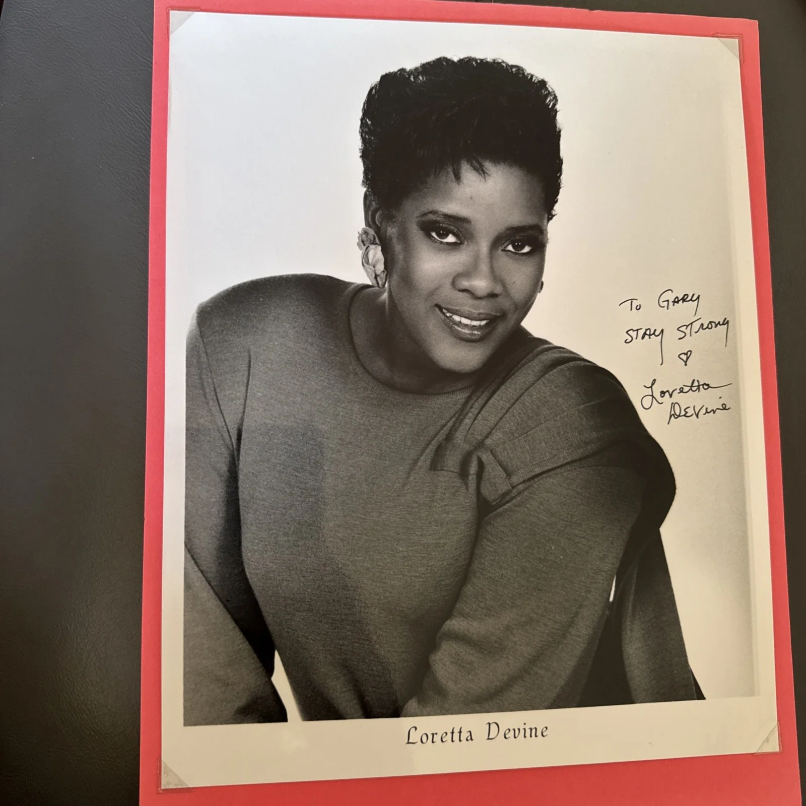 LORETTA DEVINE — LORETTA DEVINE "URBAN LEGENDS FINAL CUT" HAND SIGNED 8X10 PHOTO