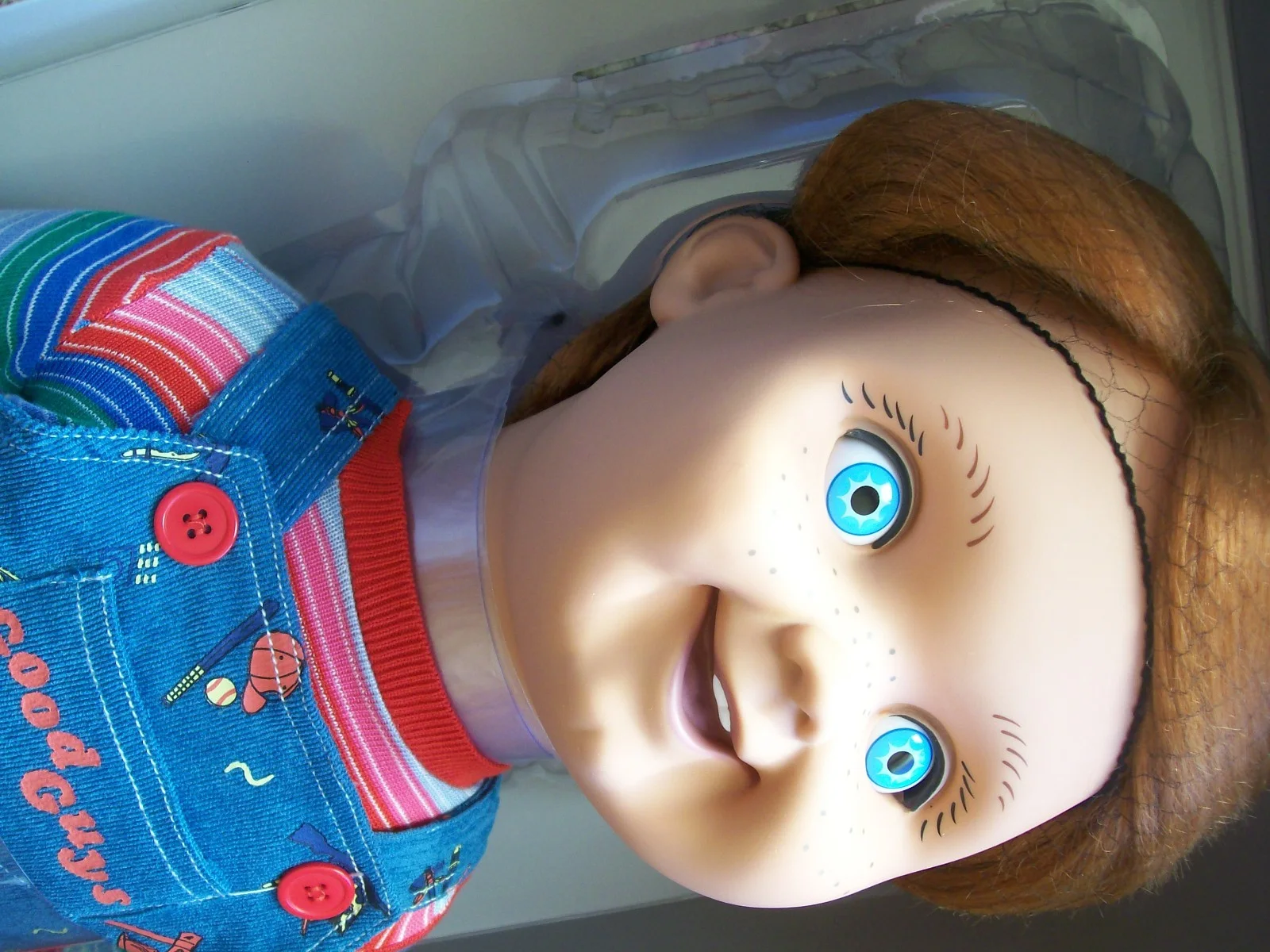 TRICK OR TREAT STUDIOS CHILD'S PLAY GOOD GUY CHUCKY DOLL1:1 SCALE MODEL NEW, изображение 5
