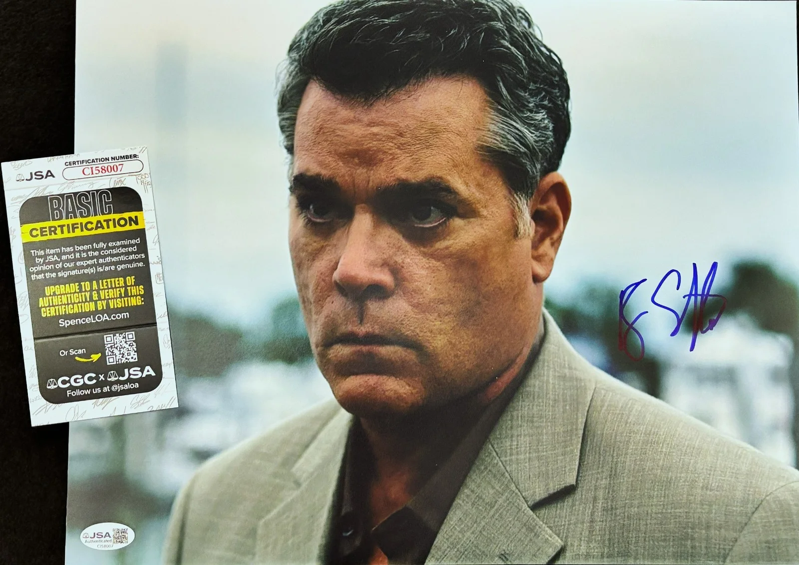 Ray Liotta — Ray Liotta Signed Autographed 11x14 inch Photo *Goodfellas D. 2022 + CGC JSA COA