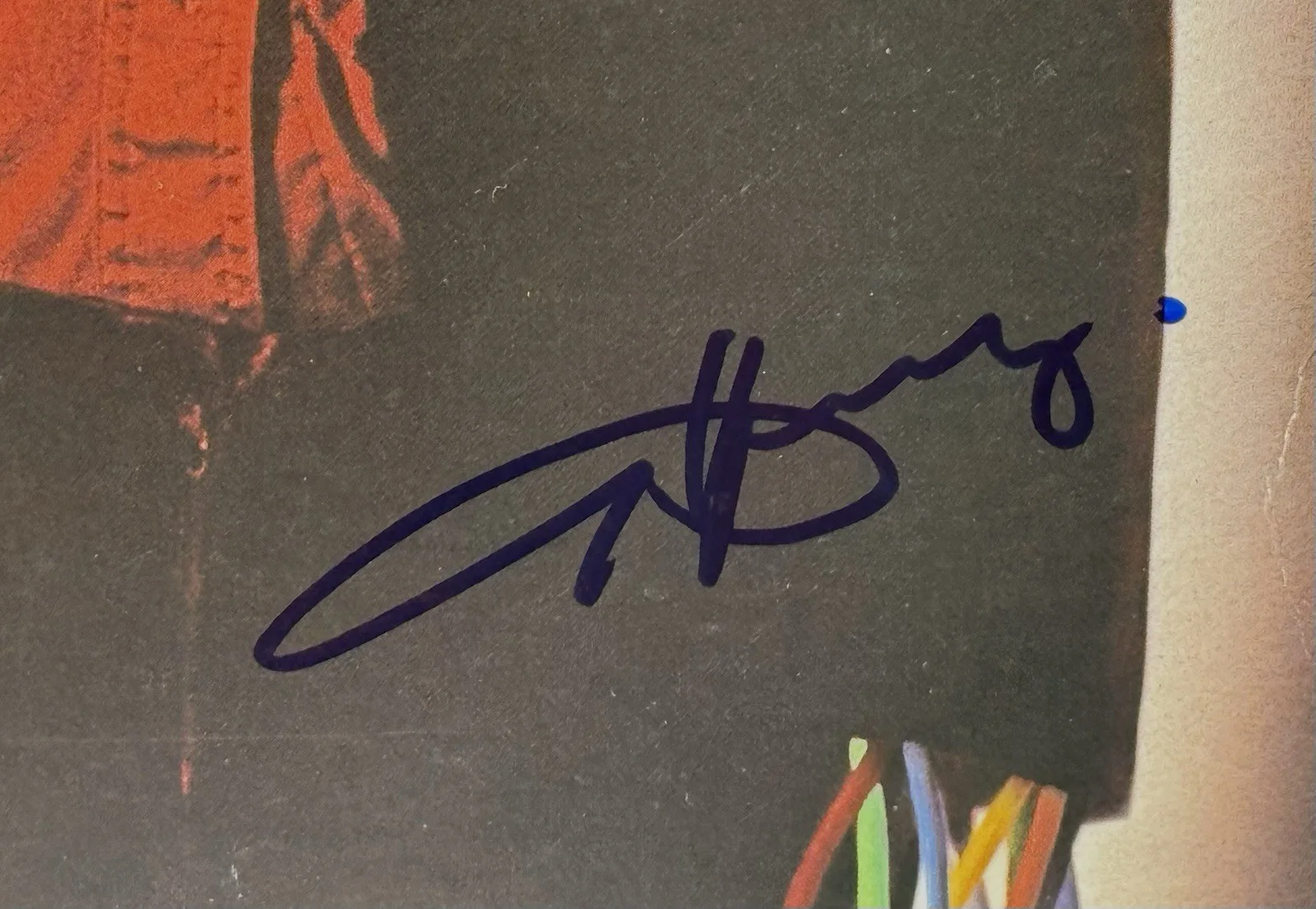 Angus Young signed AC/DC Album Powerage lp autographed psa dna coa, изображение 2