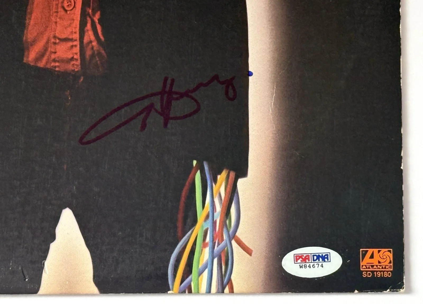 Angus Young signed AC/DC Album Powerage lp autographed psa dna coa, изображение 3