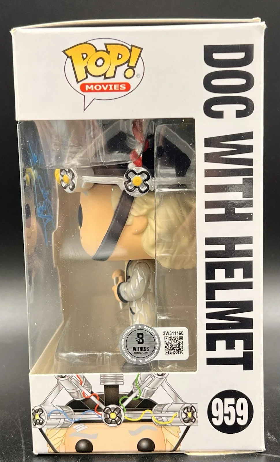 Christopher Lloyd — Back To The Future Christopher Lloyd Sign Autographed Funko Pop 959 Beckett BAS, изображение 2