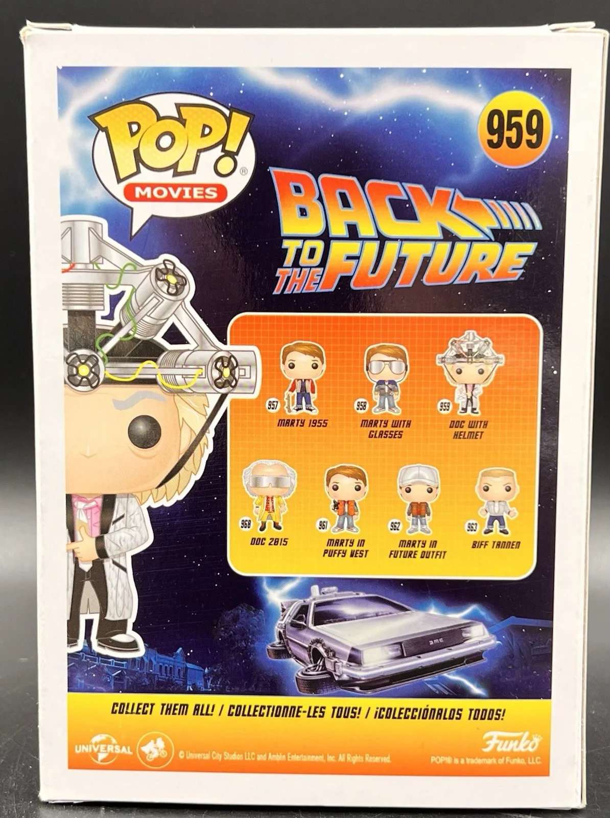 Christopher Lloyd — Back To The Future Christopher Lloyd Sign Autographed Funko Pop 959 Beckett BAS, изображение 3