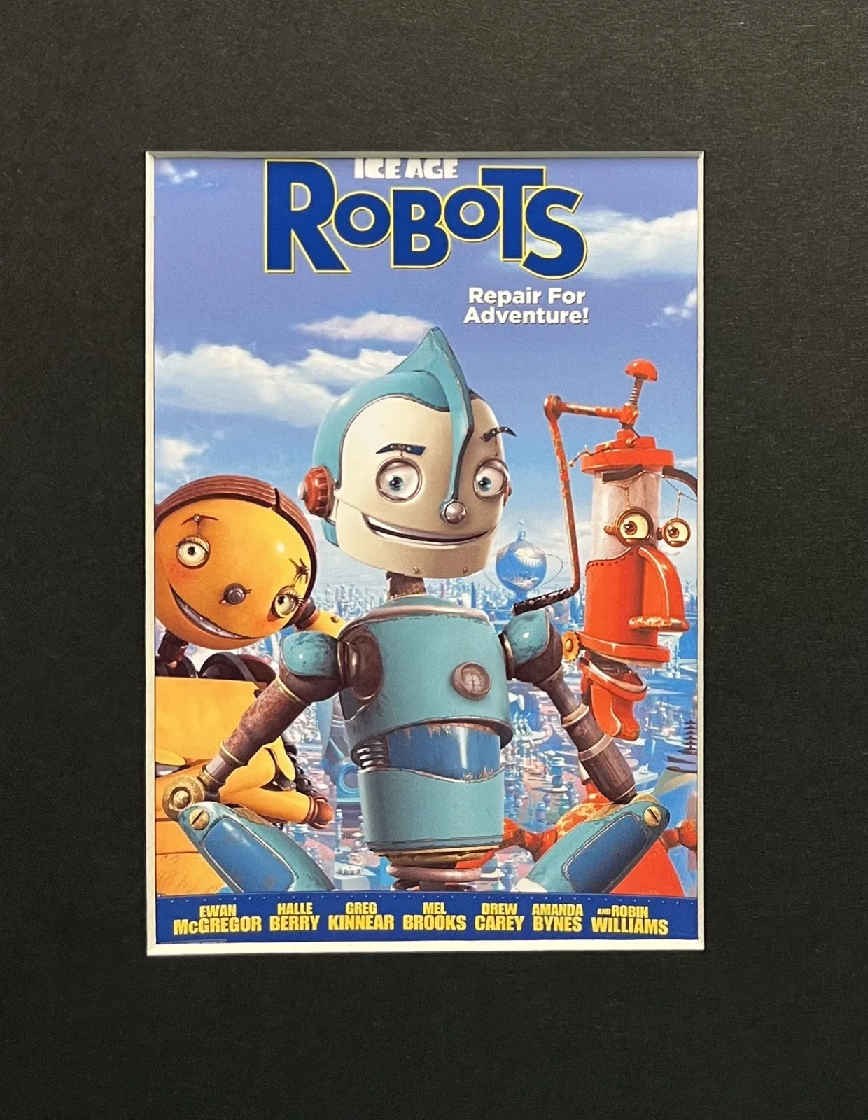 ROBOTS . 35mm Film Cell MOUNTED DISPLAY, image 3