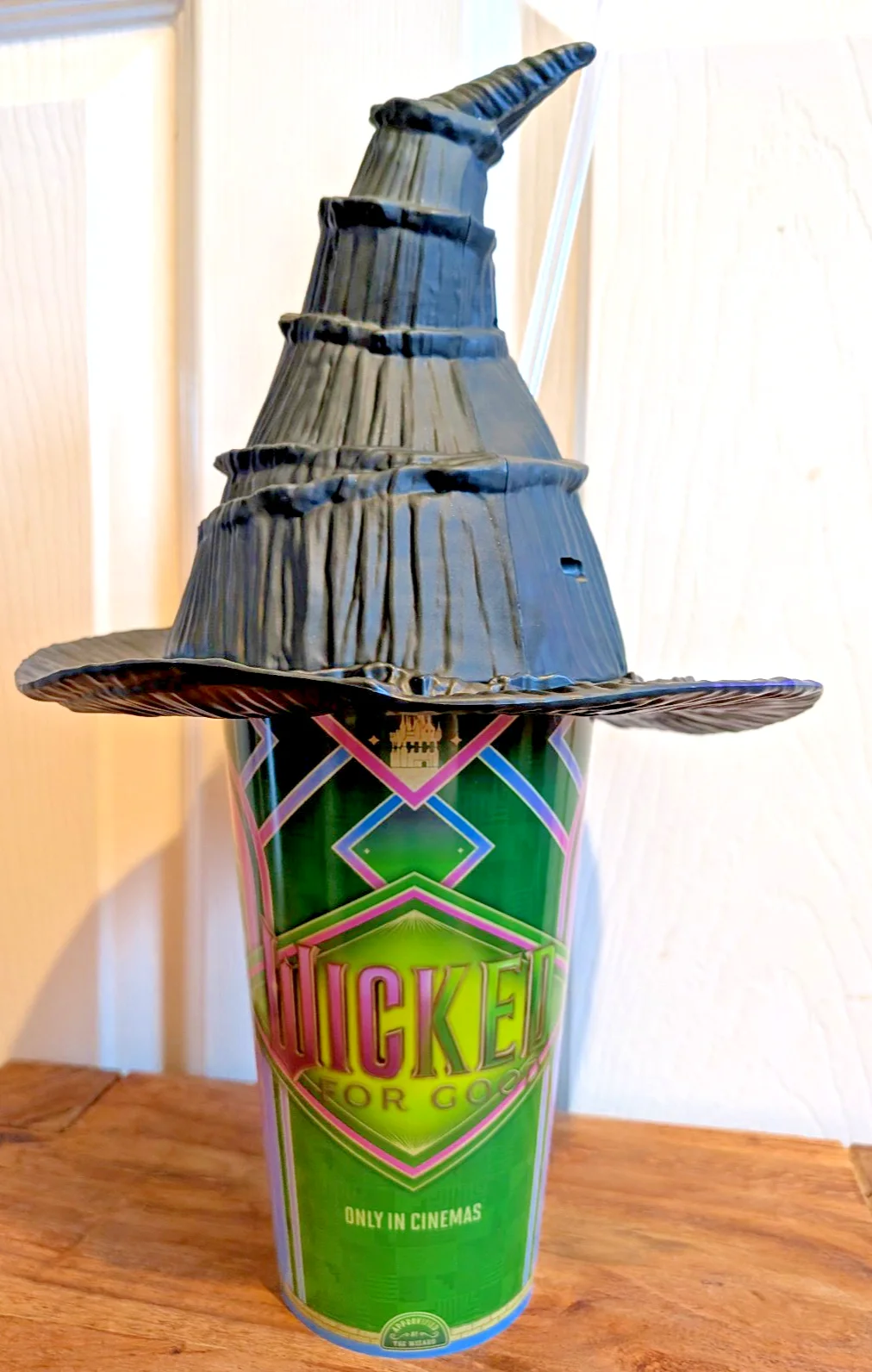 Wicked For Good Cineworld Limited Edition Elphaba Witches Hat Cup Beaker 32oz, image 3