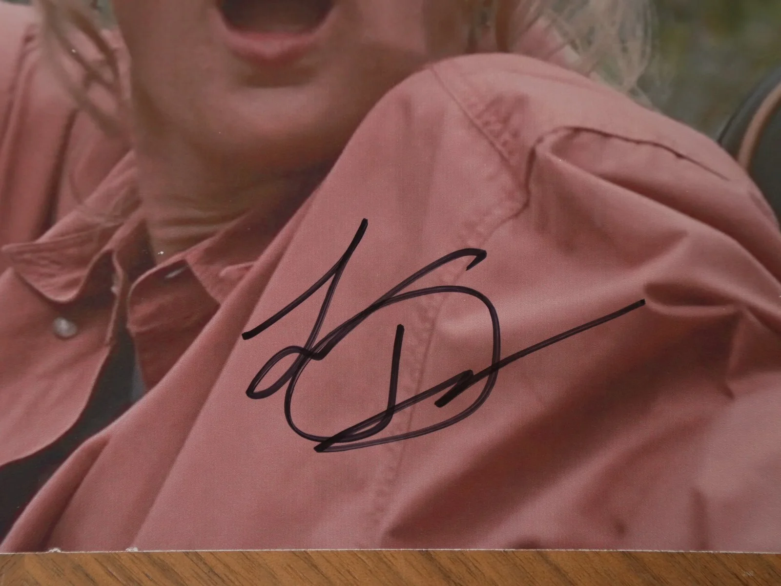 Laura Dern — Laura Dern Signed 8x10 Photo Jurassic Park Brachiosaurus Scene Beckett BAS, image 2