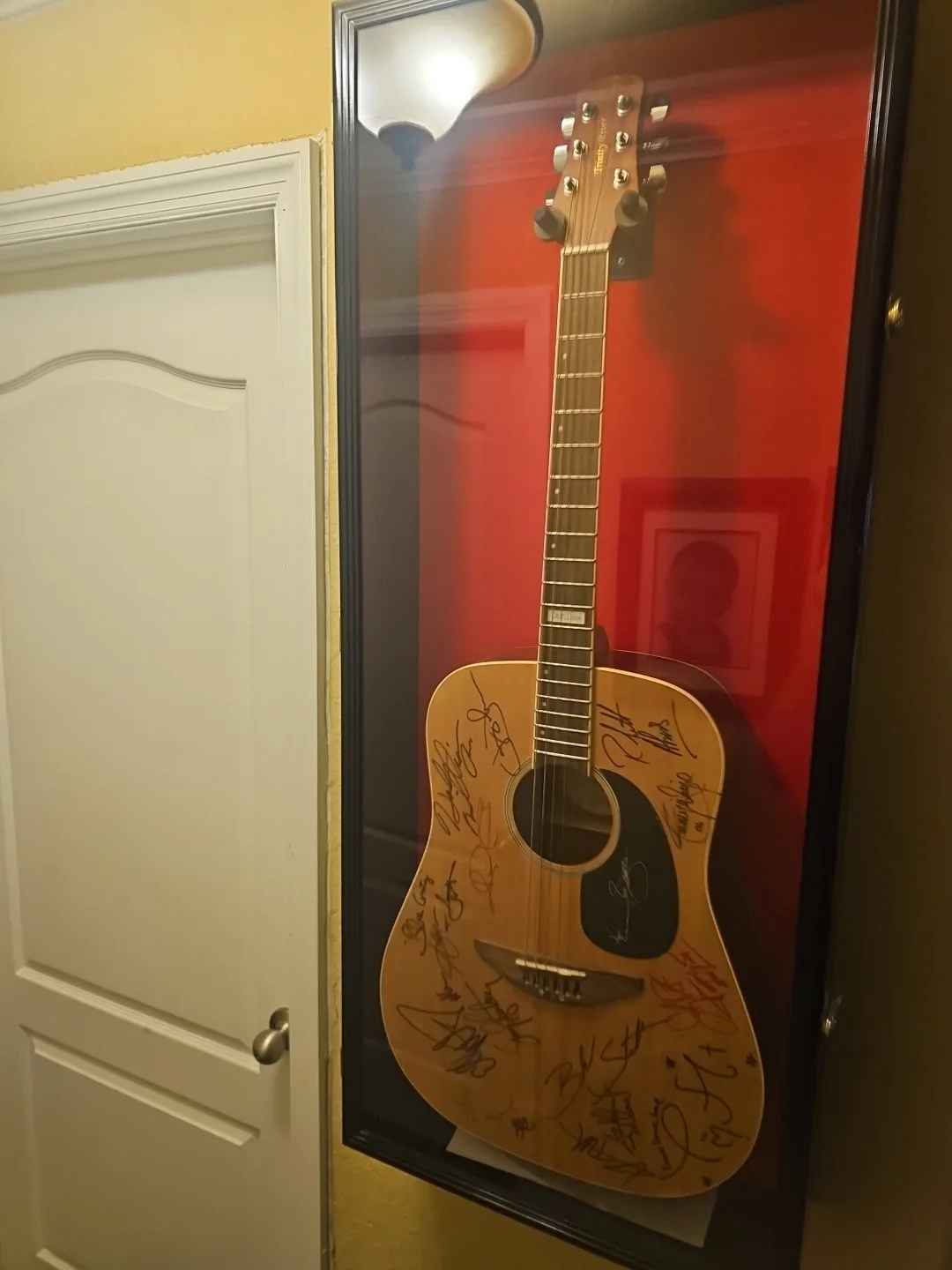Trinity River Outlaw One Of A Kind Autographed Acustic Guitar Early Taylor Swift, image 2
