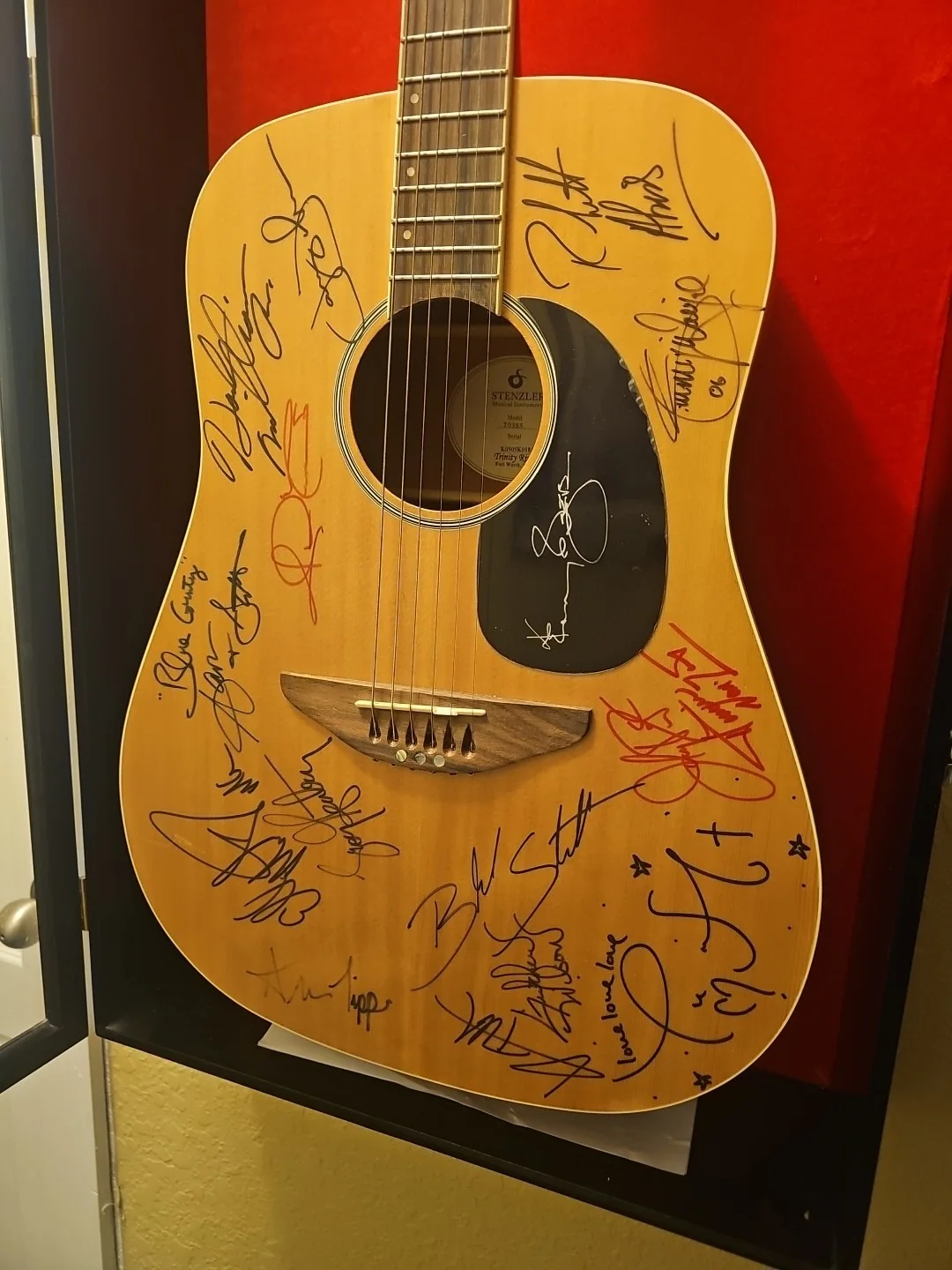 Trinity River Outlaw One Of A Kind Autographed Acustic Guitar Early Taylor Swift, image 4