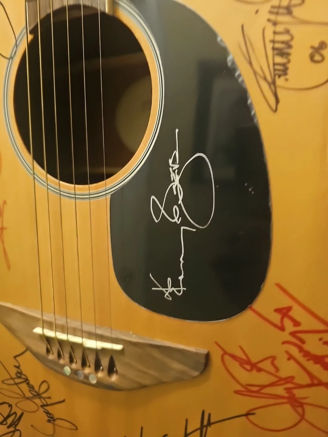 Trinity River Outlaw One Of A Kind Autographed Acustic Guitar Early Taylor Swift, image 5
