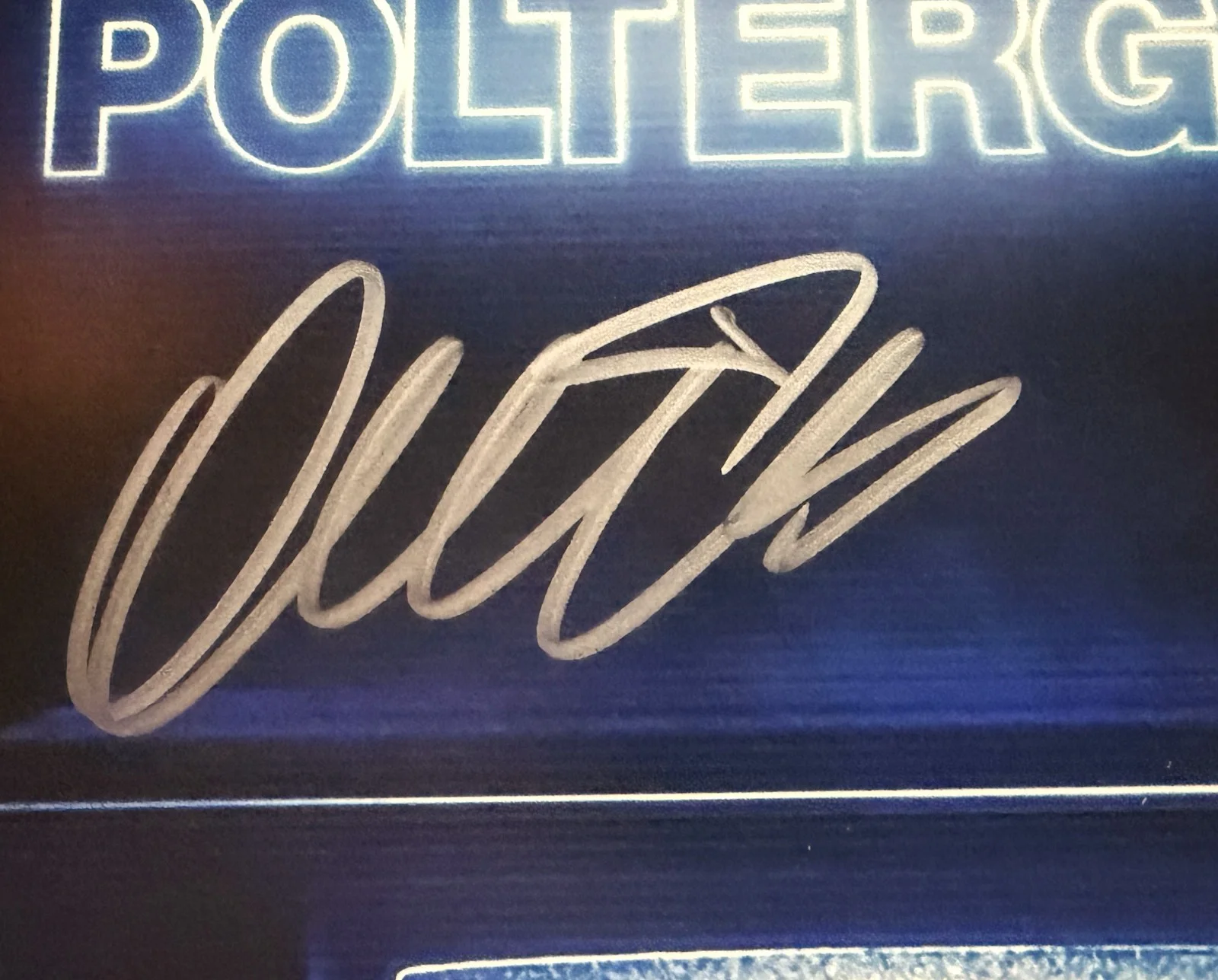 Oliver Robbins Poltergeist signed 8x10 photo read description, image 2