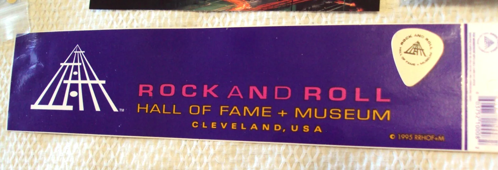 Rock and Roll Hall of Fame Museum Collection - Guitar Picks, Patch, 45 Spacer+, image 3