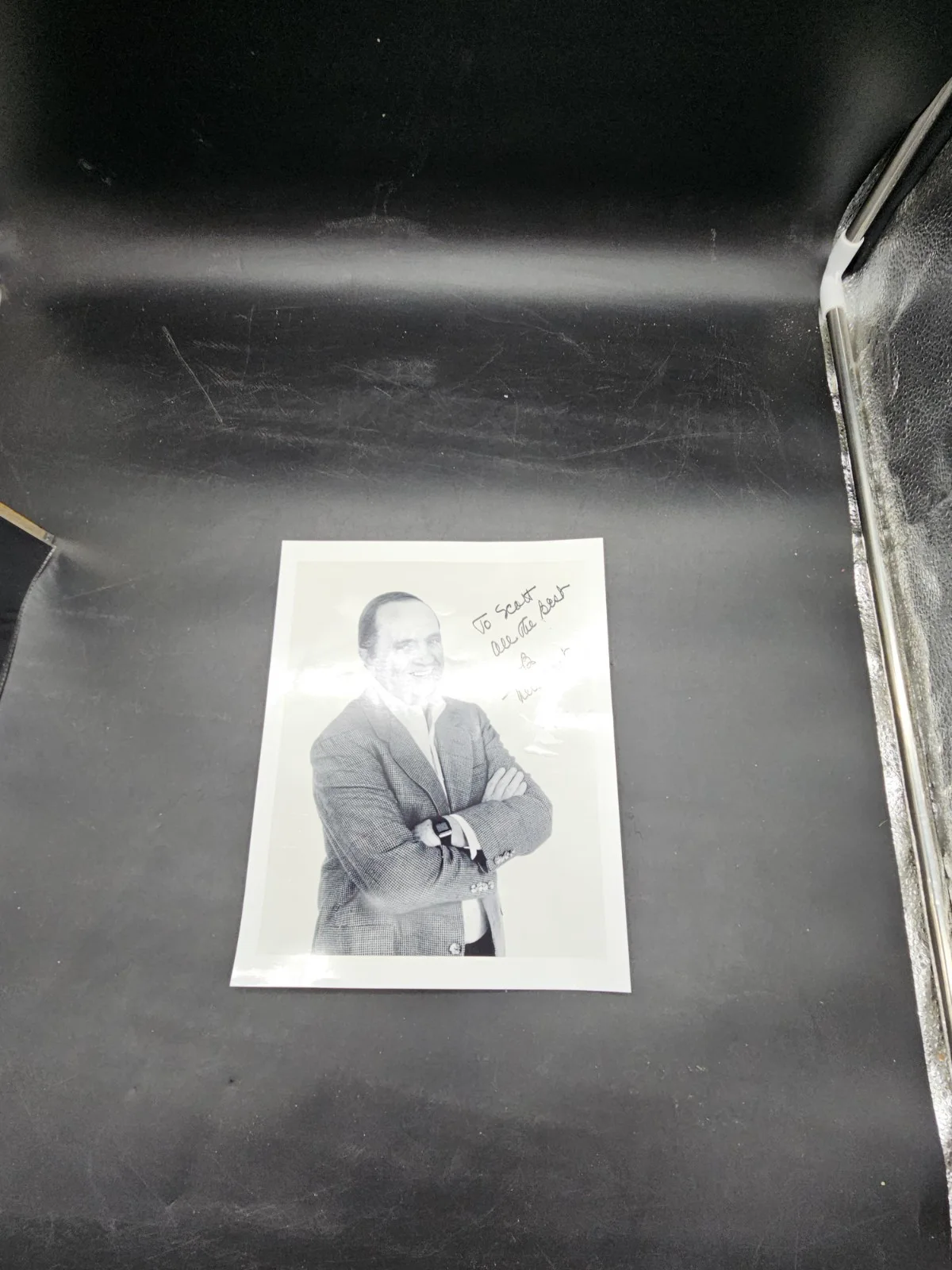 Bob Newhart — Bob Newhart Autograph Signed 8X10 Photograph Damaged, image 2