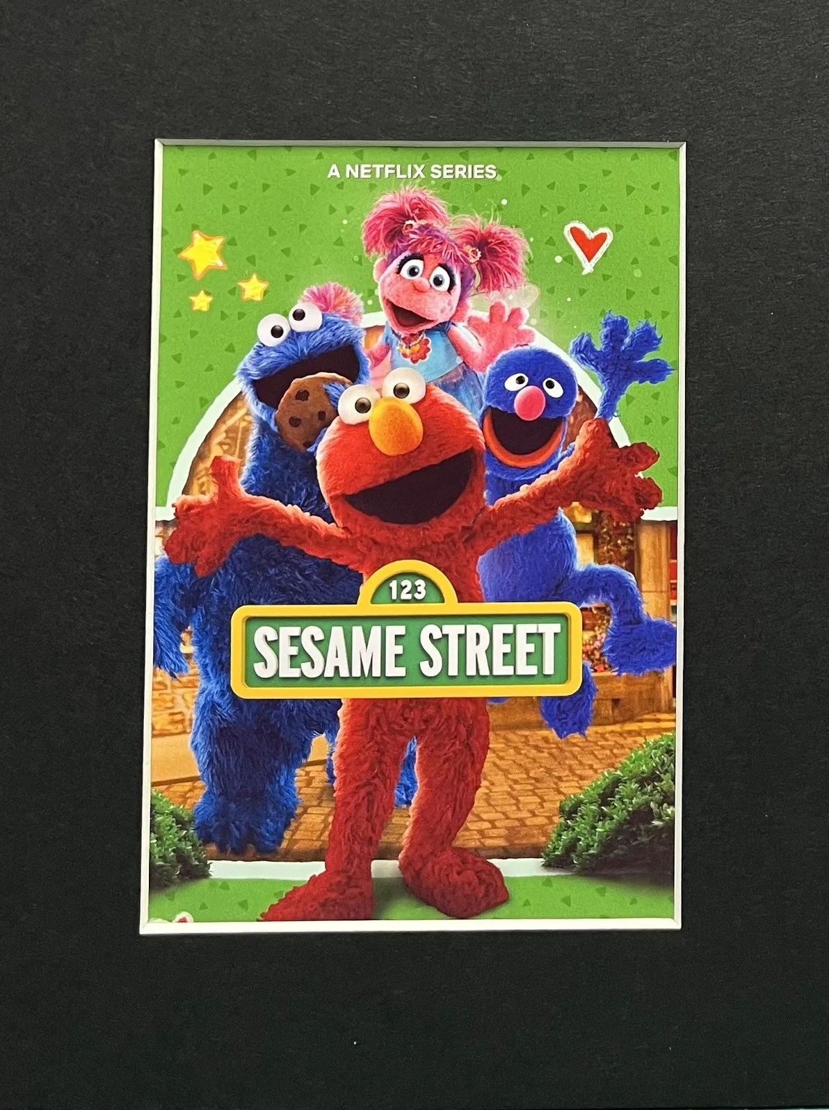 SESAME. STREET 1 2 3 . 35mm Film Cell MOUNTED DISPLAY, изображение 2