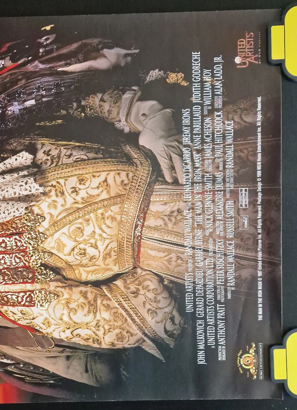 The Man in The Iron Mask 1998 VHS Video Store Promo Poster – A2, изображение 3