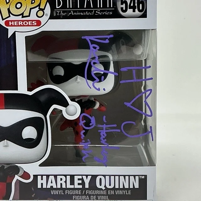 Karlii Hoch Autographed Harley Quinn Batman The Animated Series Funk Pop #546 OC, изображение 2
