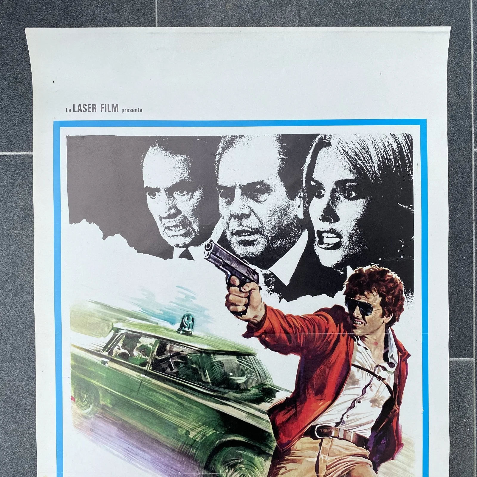 LA POLIZIA INTERVIENE - Original Italian Locandina poster (1975) Police / Crime, изображение 2