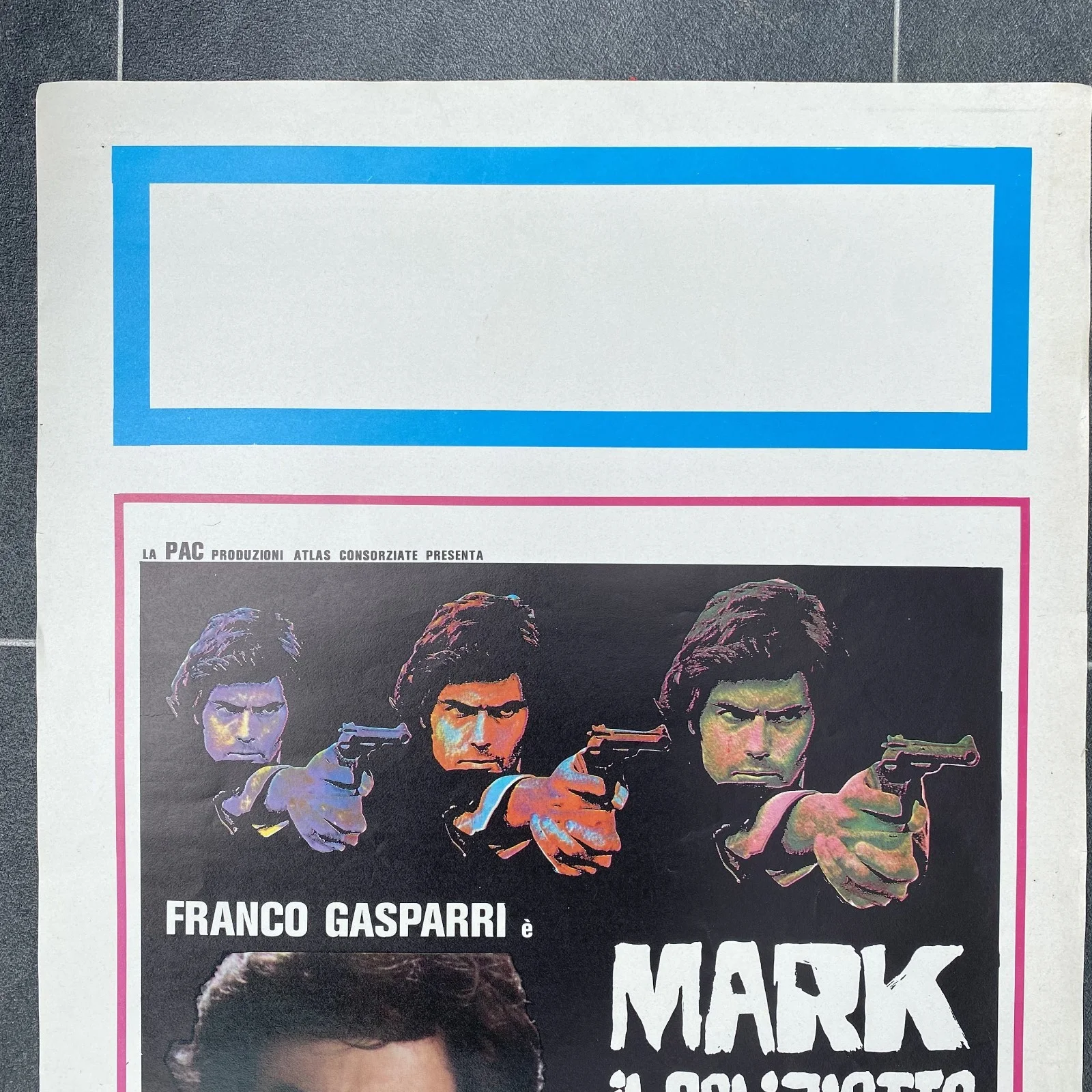 MARK IL POLIZIOTTO - Original Italian Locandina poster (1975) Police / Crime, изображение 4