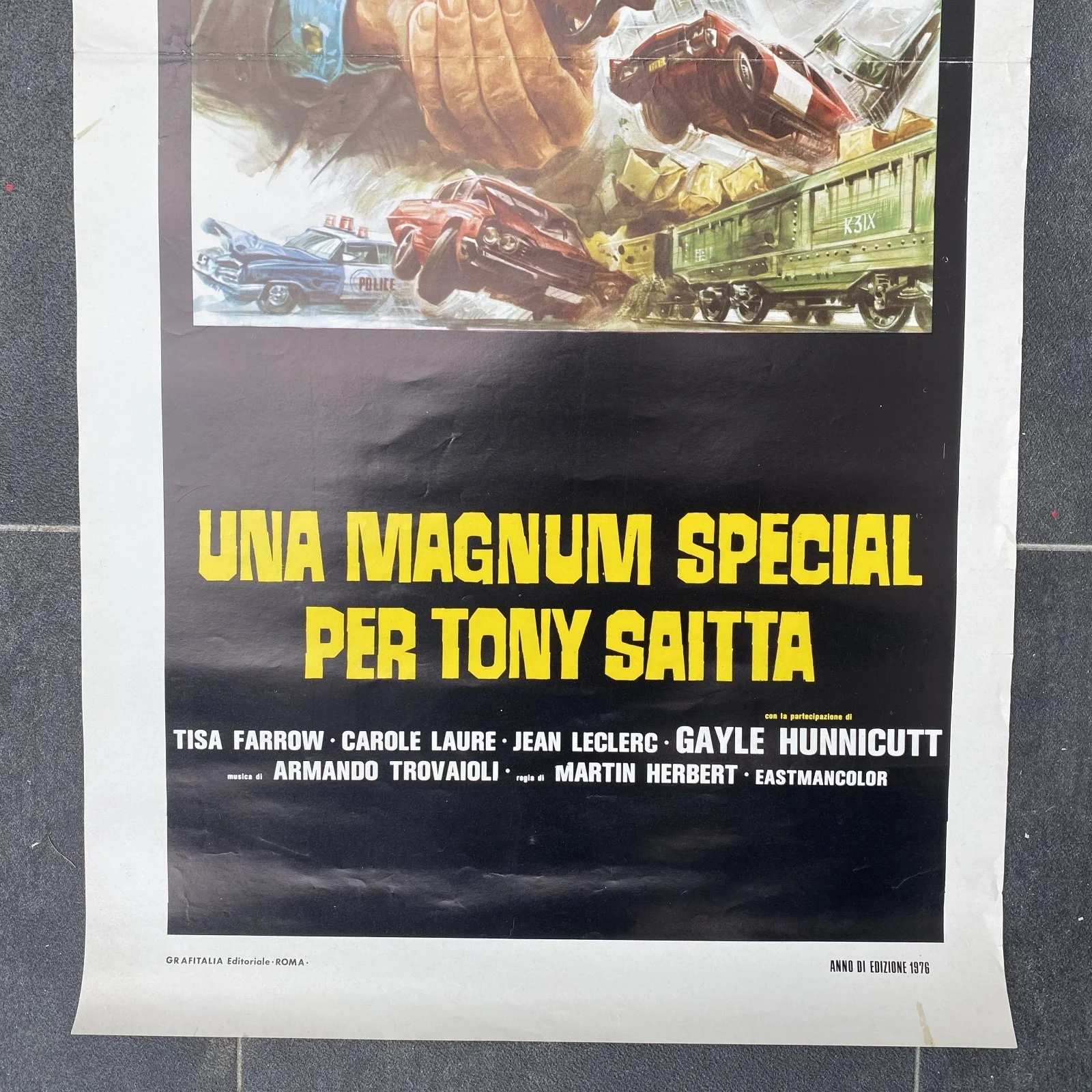 UNA MAGNUM SPECIAL - Original Italian Locandina poster (1976) Police / Crime, изображение 3