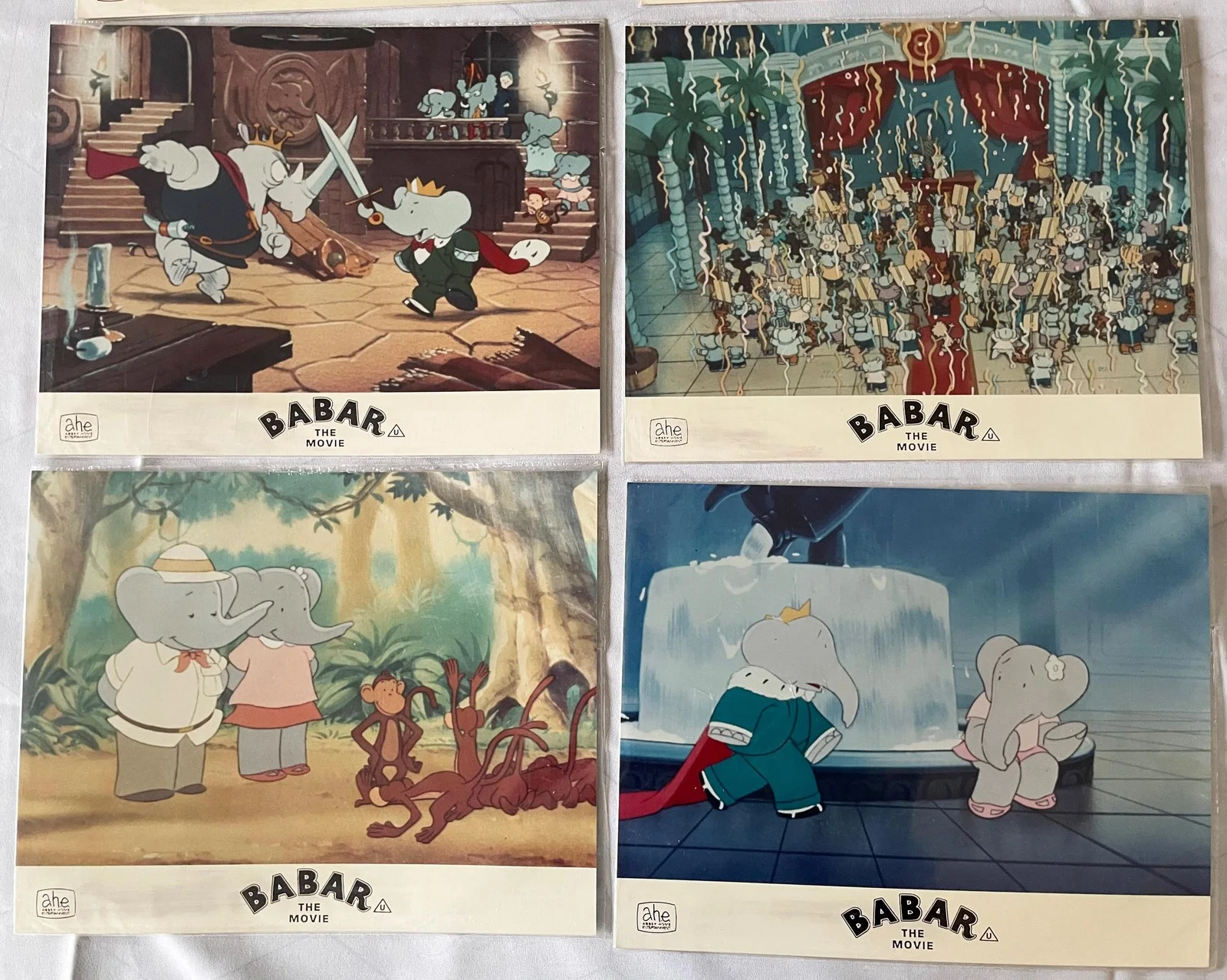 Babar The Movie (1989) Original Lobby Cards - Set of 6, изображение 2