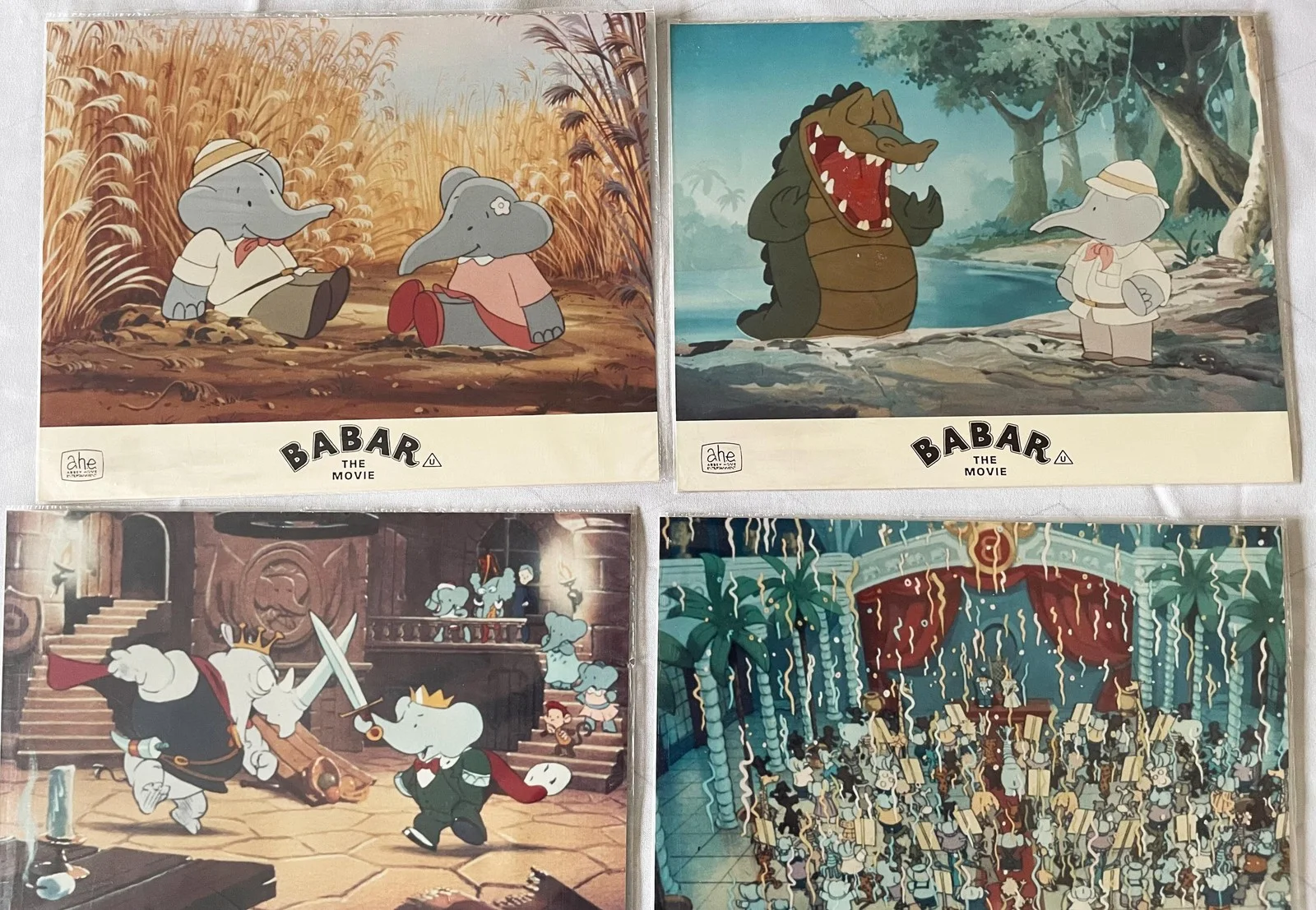 Babar The Movie (1989) Original Lobby Cards - Set of 6, изображение 3