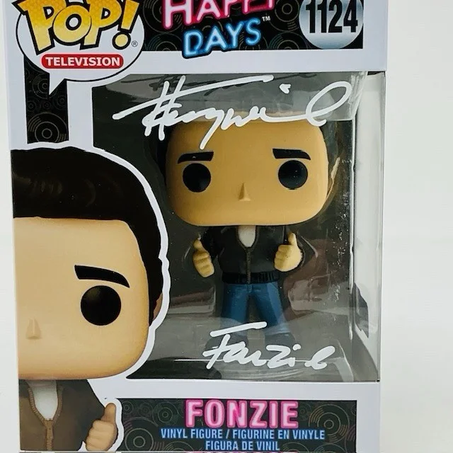 Henry Winkler Autographed Fonzie Happy Days Funko Pop #1124 OC Marketing, изображение 2