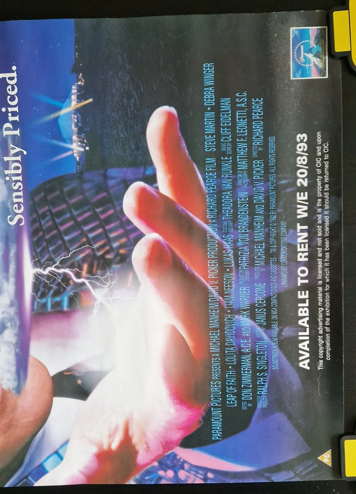 Leap of Faith 1992 VHS Video Store Promo Poster – A2, изображение 3