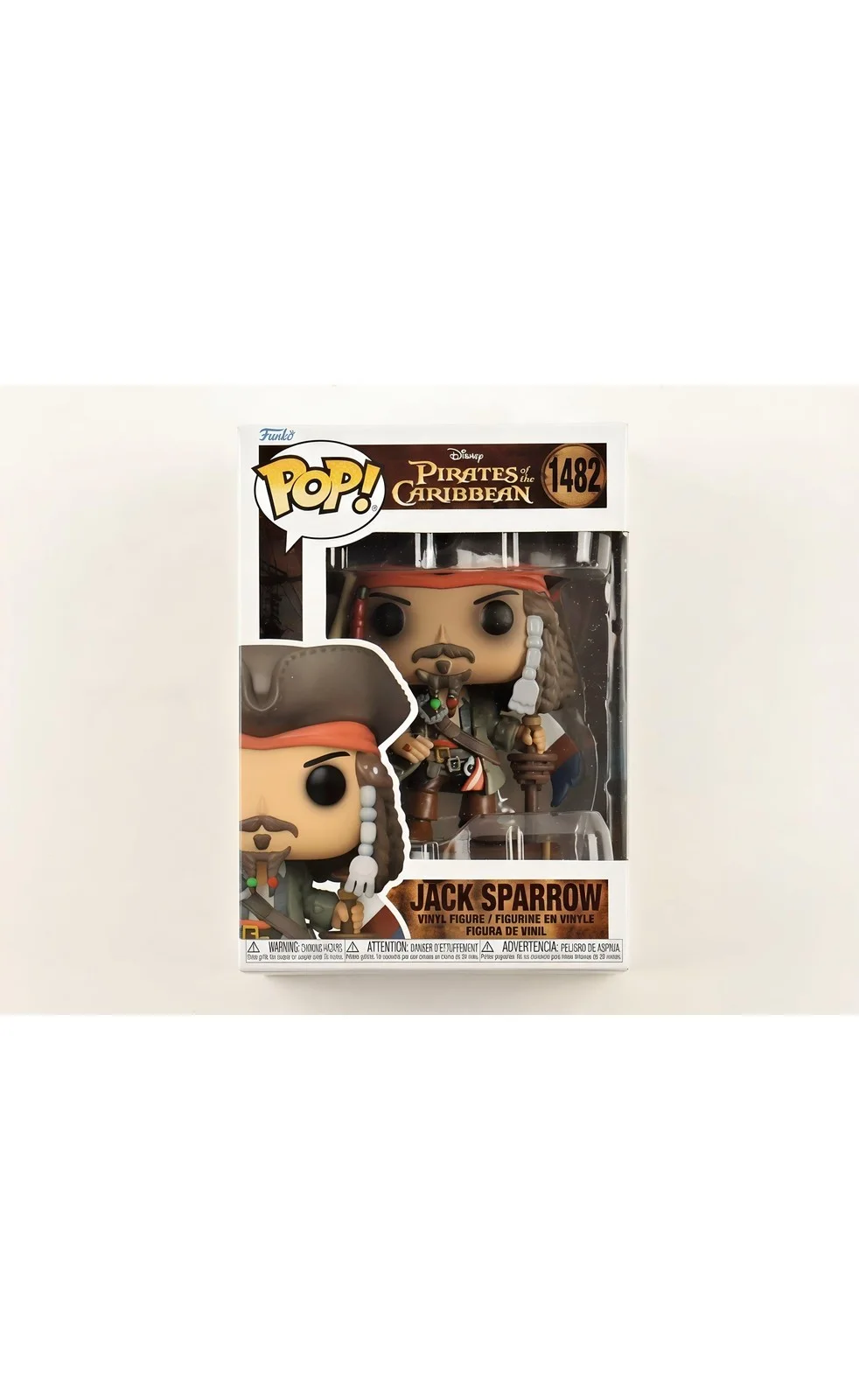 Johnny Depp — Johnny Depp Signed Pirates of the Caribbean Jack Sparrow Funko Pop Vinyl, image 2