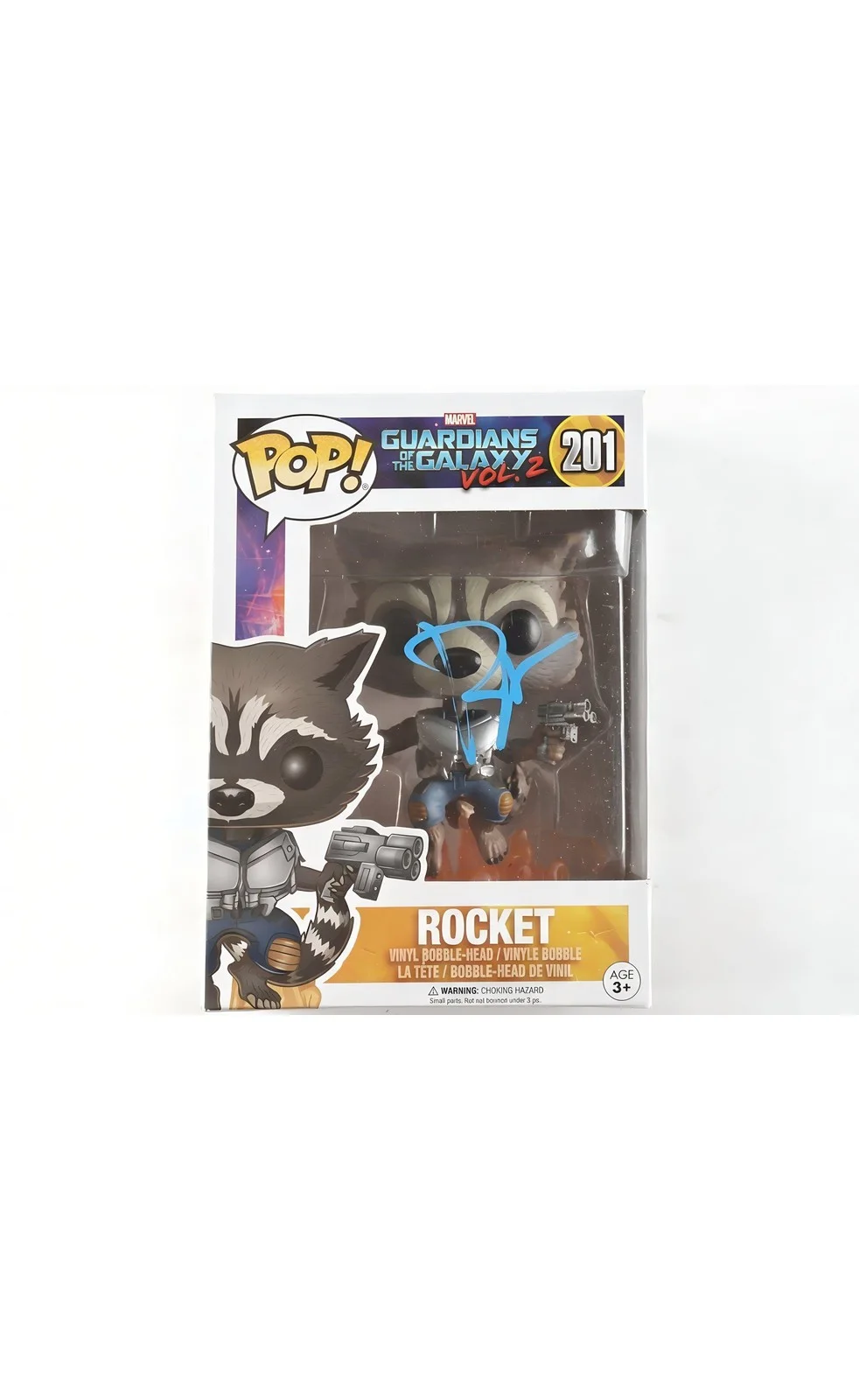 Bradley Cooper — Bradley Cooper Signed Guardians of the Galaxy Vol 2 Rocket Raccoon Funko Pop, изображение 2