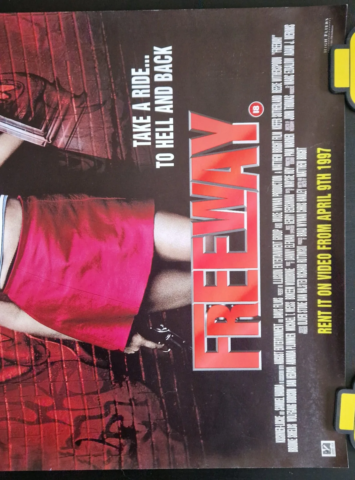 Freeway 1996 VHS Video Store Promo Poster – A2, image 3