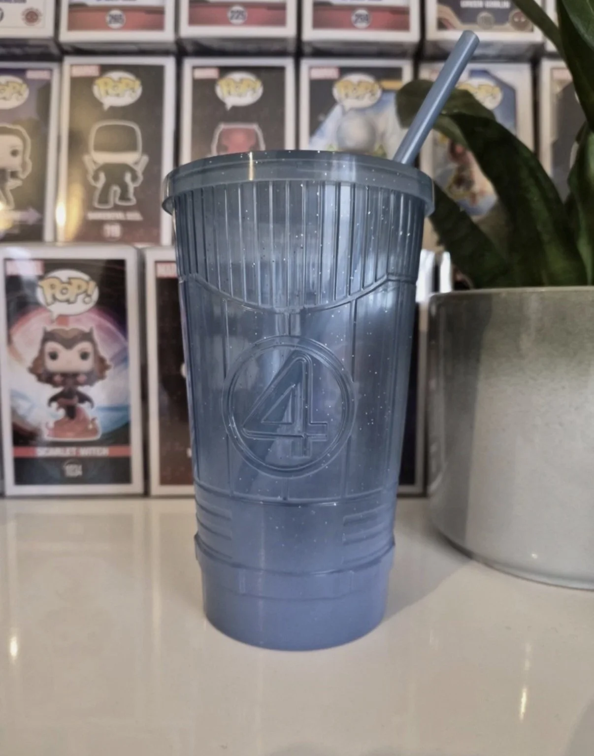 Fantastic Four First Steps Collectors Cup Invisible Woman Drinks Odeon, image 2