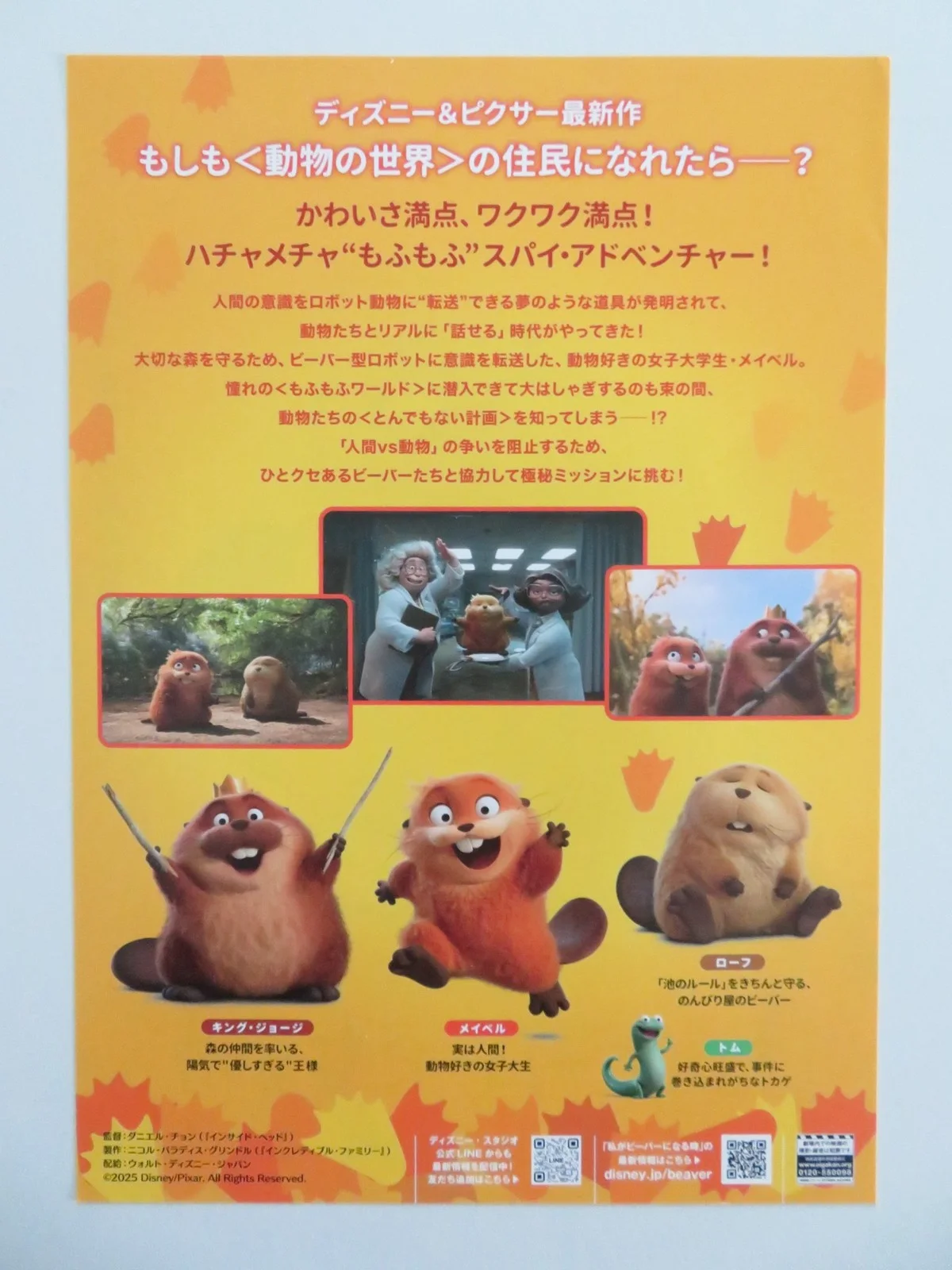 HOPPERS JAPANESE CHIRASHI (B5) POSTER DISNEY PIPER CURDA MERYL STREEP 2026, изображение 3