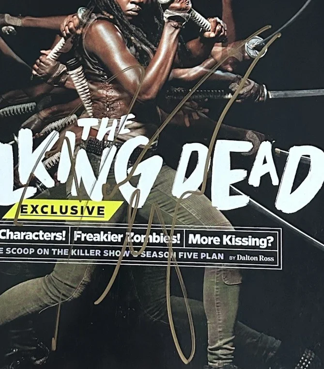 Danai Gurira signed Michonne E Weekly The Walking Dead TWD Black Panther Glossy, image 2