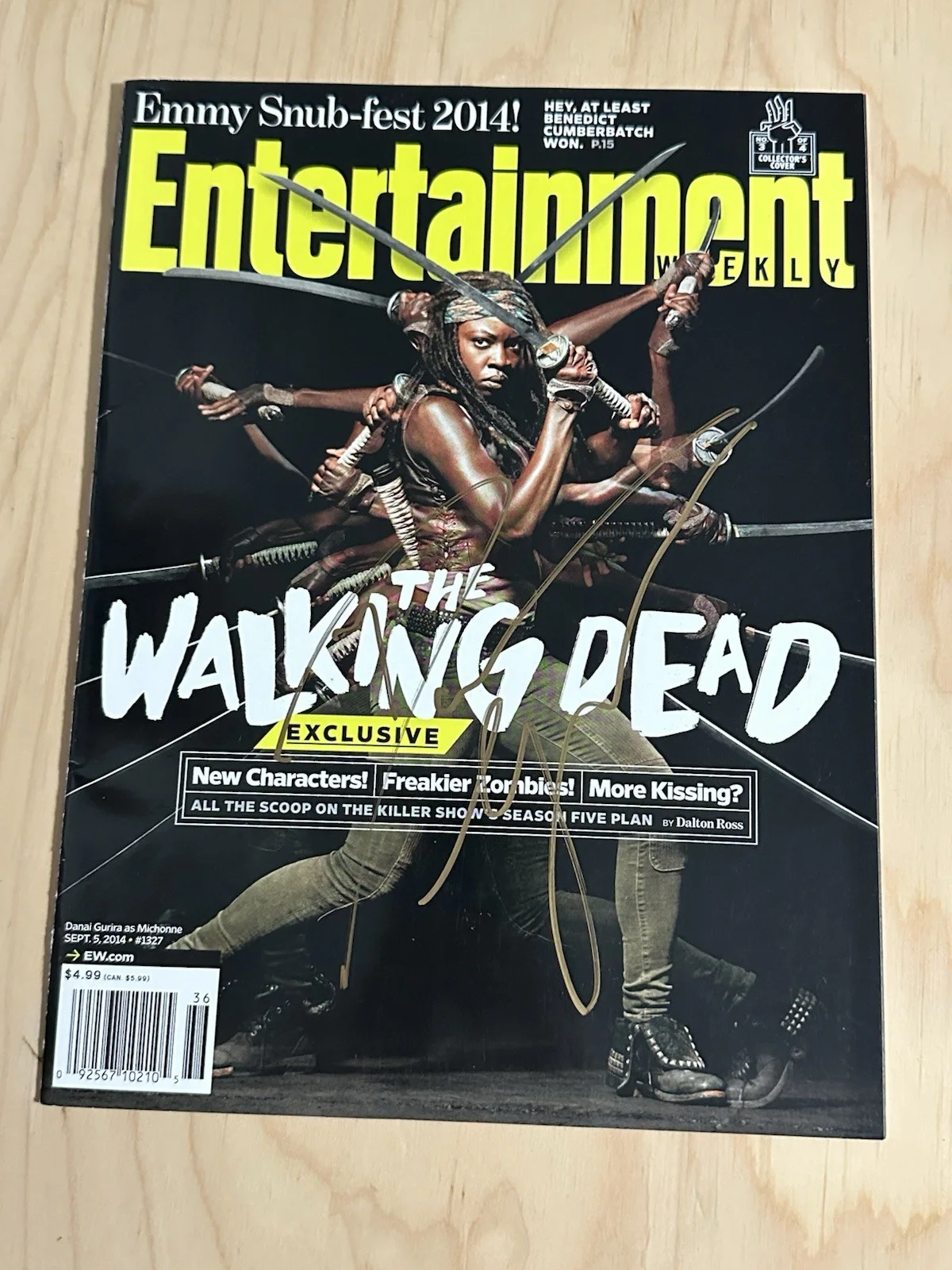 Danai Gurira signed Michonne E Weekly The Walking Dead TWD Black Panther Glossy, image 5