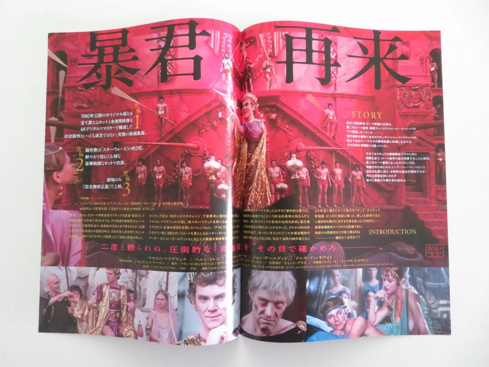 CALIGULA: THE ULTIMATE CUT JAPANESE CHIRASHI (B5) POSTER MCDOWELL MIRREN R2023, изображение 2