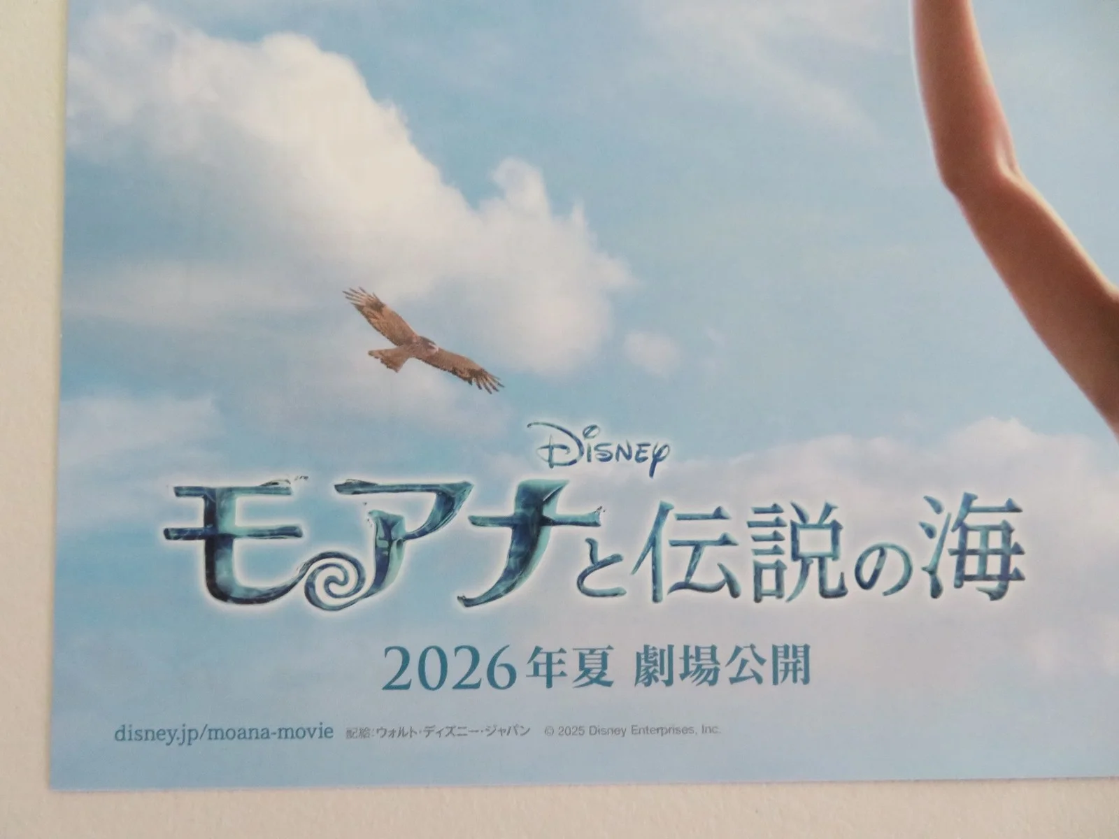 MOANA JAPANESE CHIRASHI (B5) POSTER DISNEY JOHNSON CATHERINE LAGA'AIA 2026, изображение 2