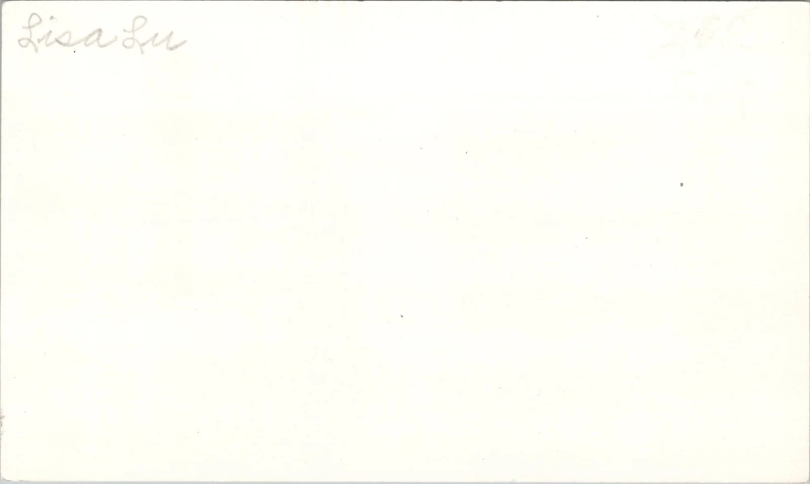 Lisa Lu — Lisa Lu Signed 3x5 Index Card Crazy Rich Asians Autographed, image 2