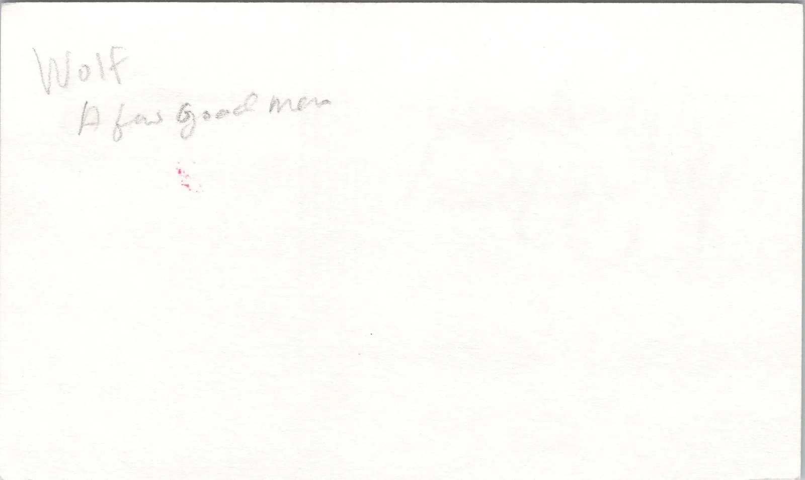 Wolfgang Bodison — Wolfgang Bodison Signed 3x5 Index Card A Few Good Men Autographed, image 2