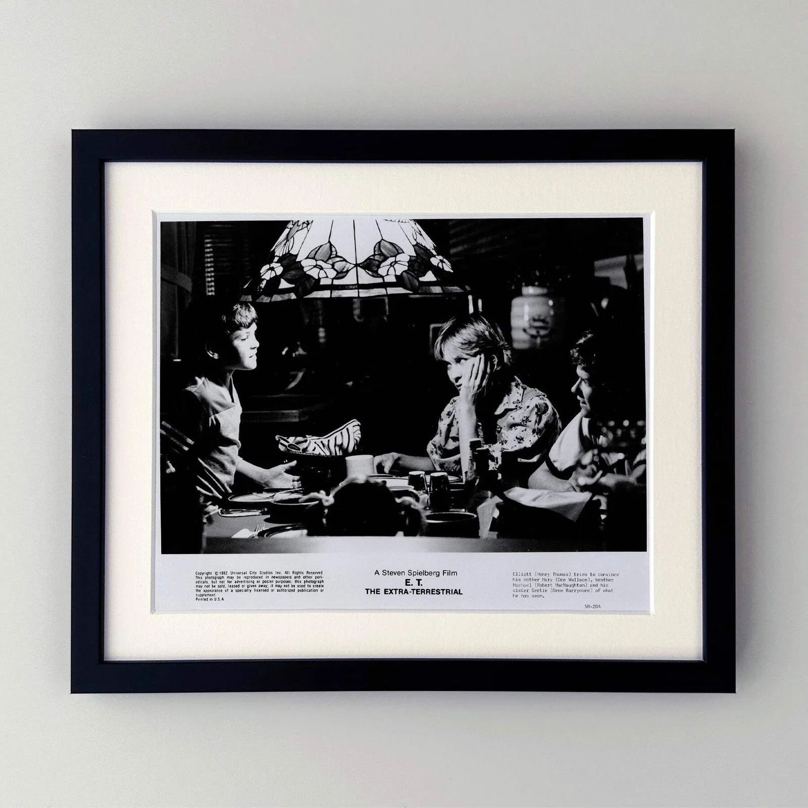 ET The Extra Terrestrial (1982) Press Publicity Still - Framed, image 2