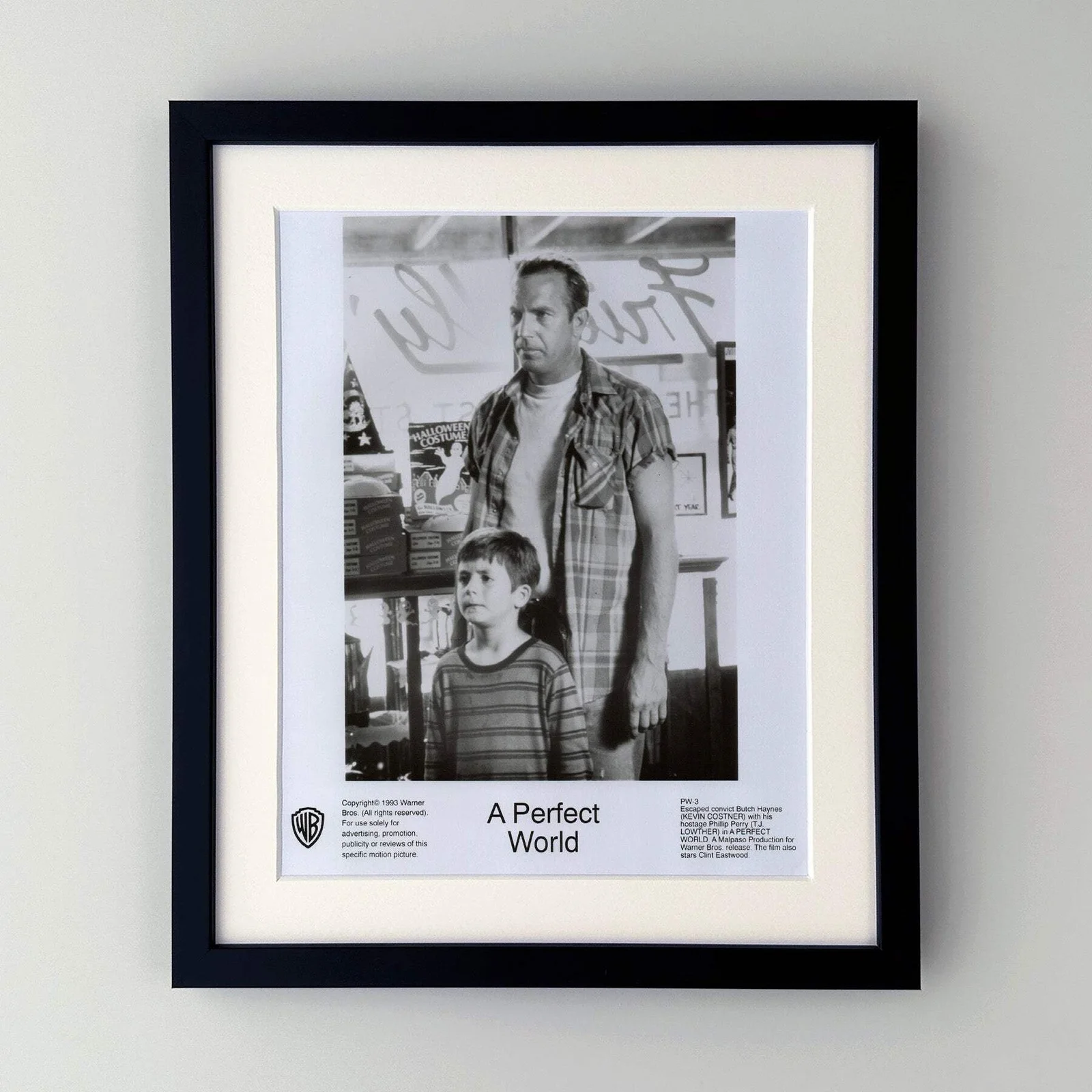 A Perfect World (1993) Press Publicity Still - Framed, image 2