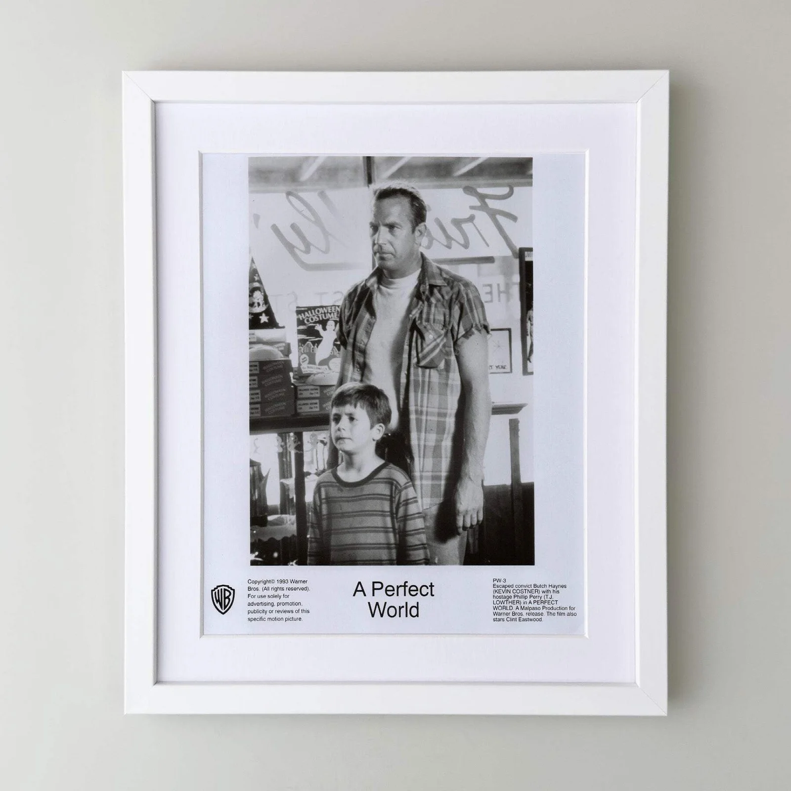 A Perfect World (1993) Press Publicity Still - Framed, image 3