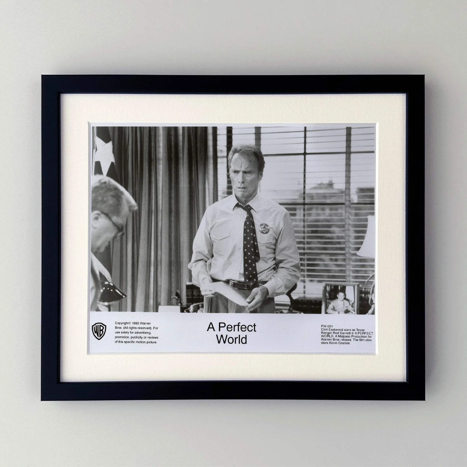 A Perfect World (1993) Press Publicity Still - Framed, image 2