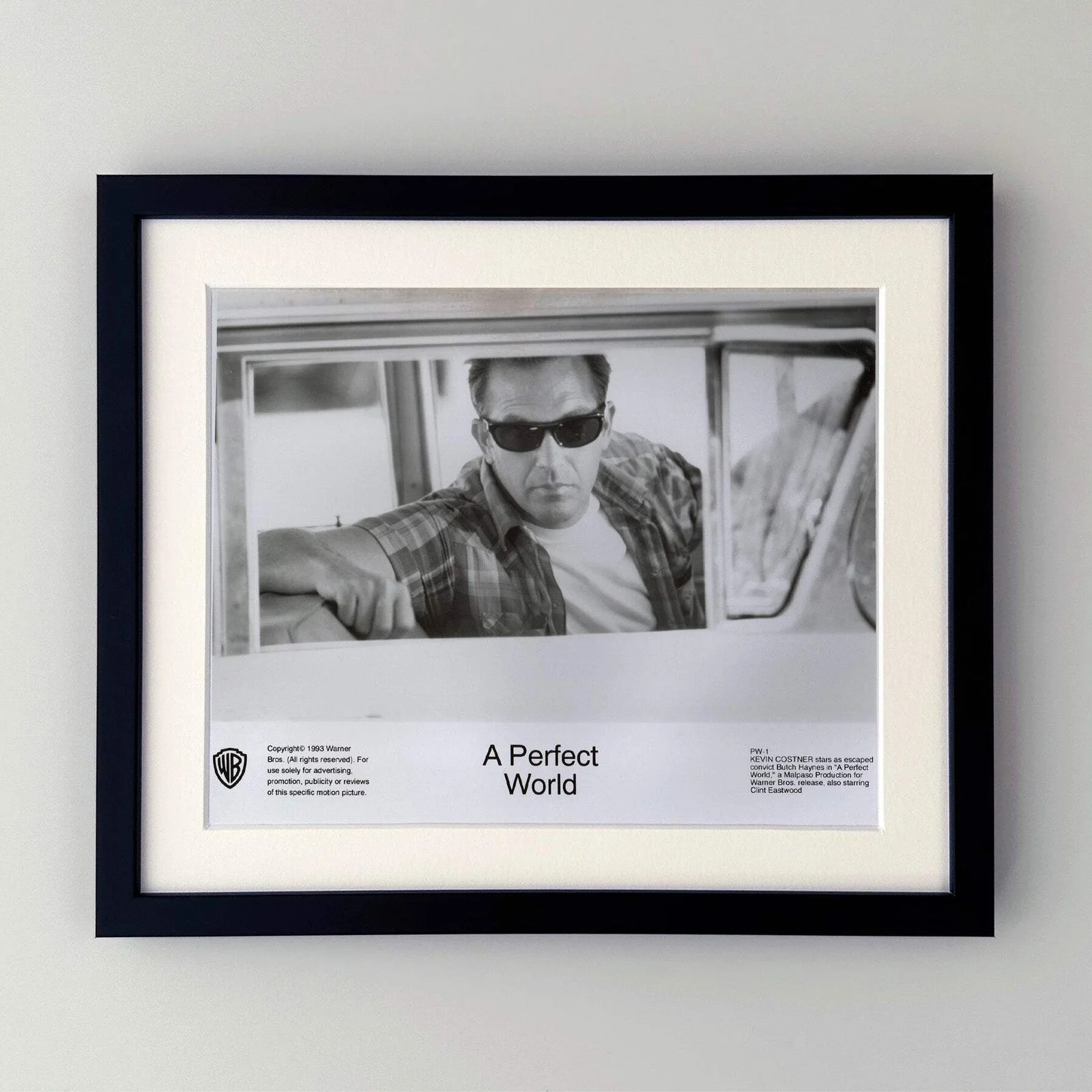 A Perfect World (1993) Press Publicity Still - Framed, image 2